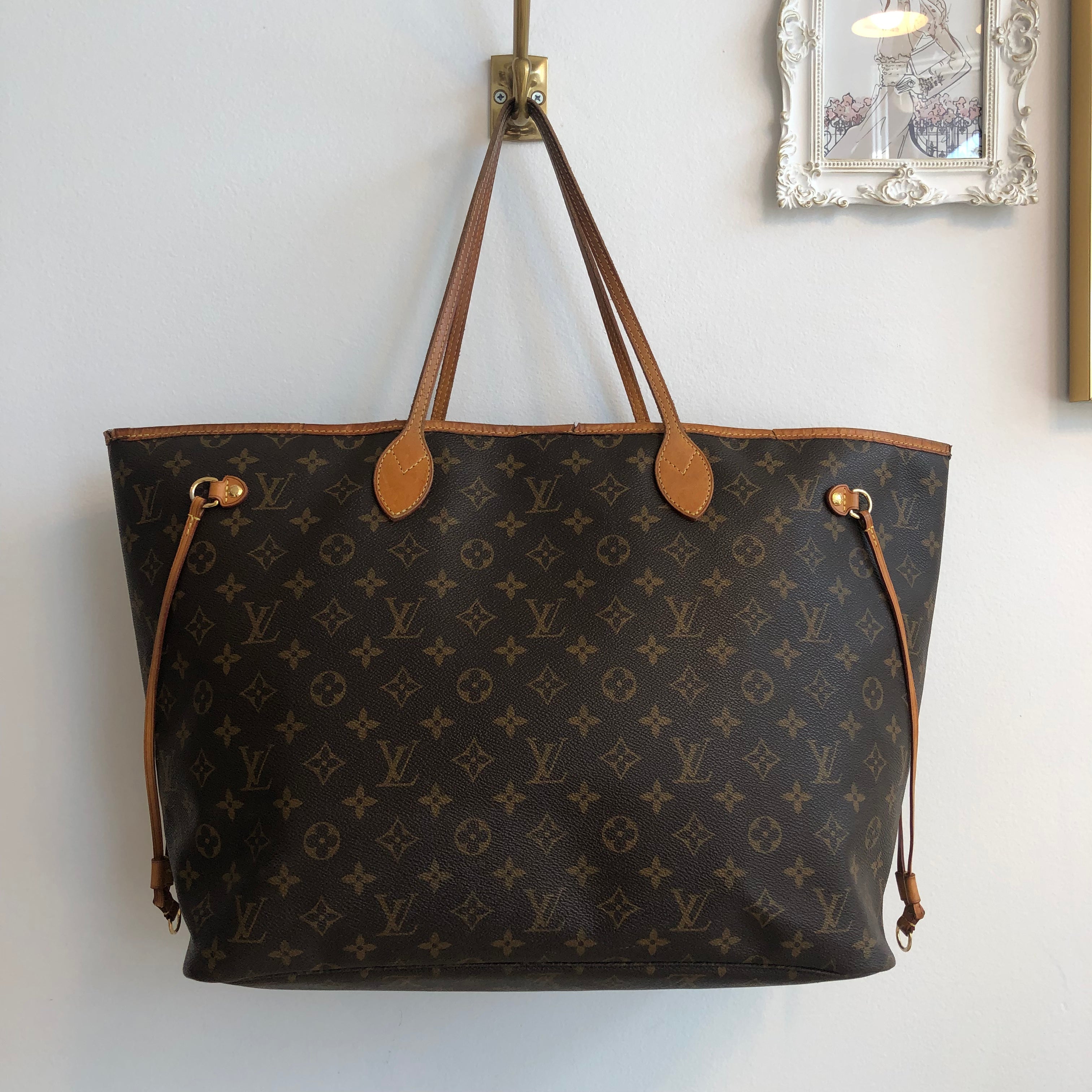 Authentic LOUIS VUITTON Monogram GM Neverfull – Valamode