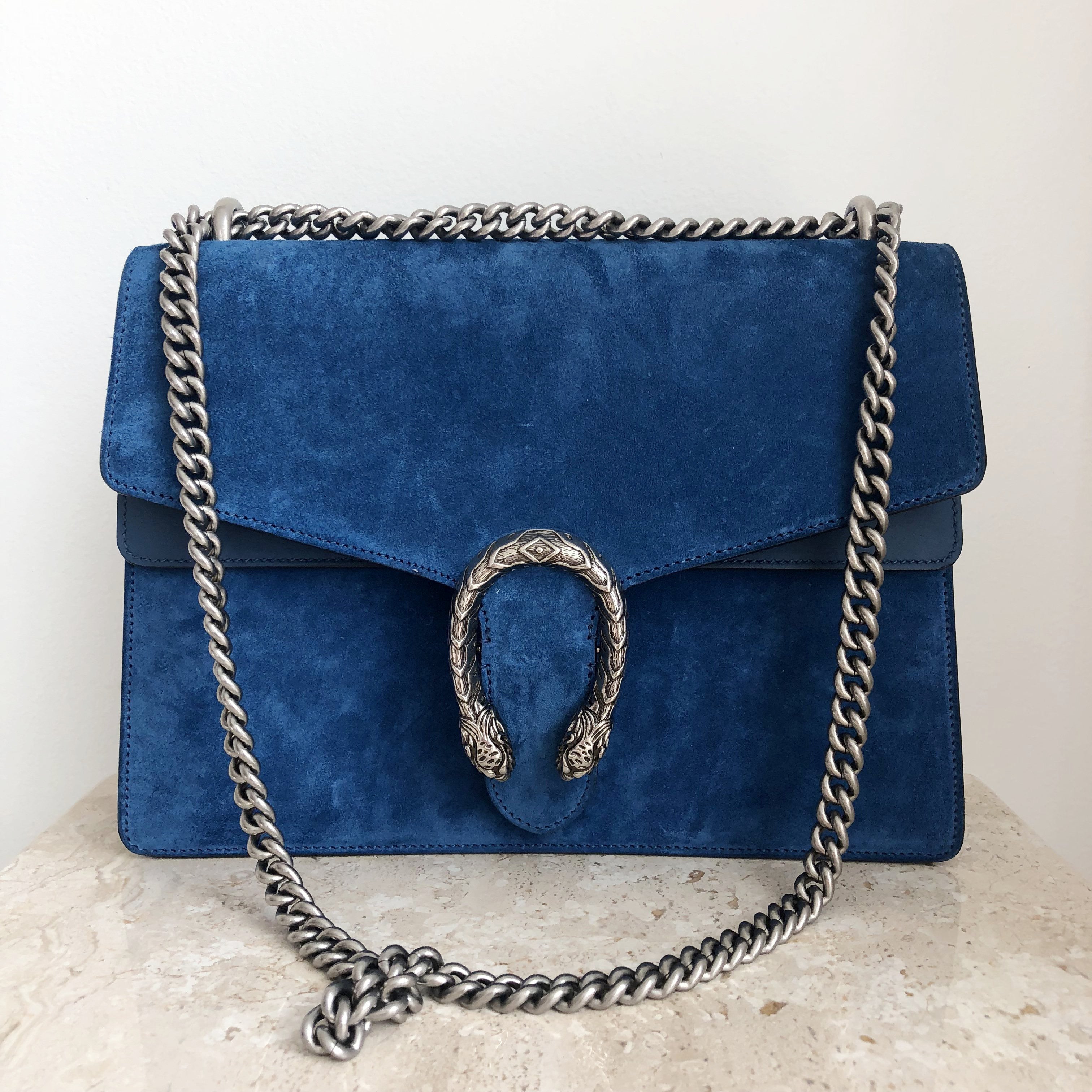 gucci blue dionysus bag