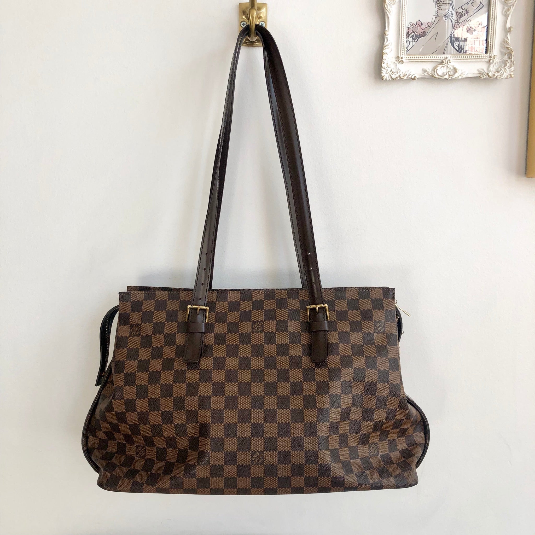 Luxury Getaway Bags : Louis Vuitton 'Alleures' Canvas Tote