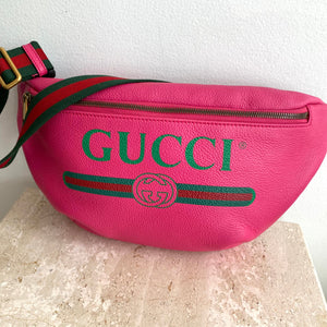 Authentic GUCCI Pink Large Belt Bag/Fanny Pack – Valamode