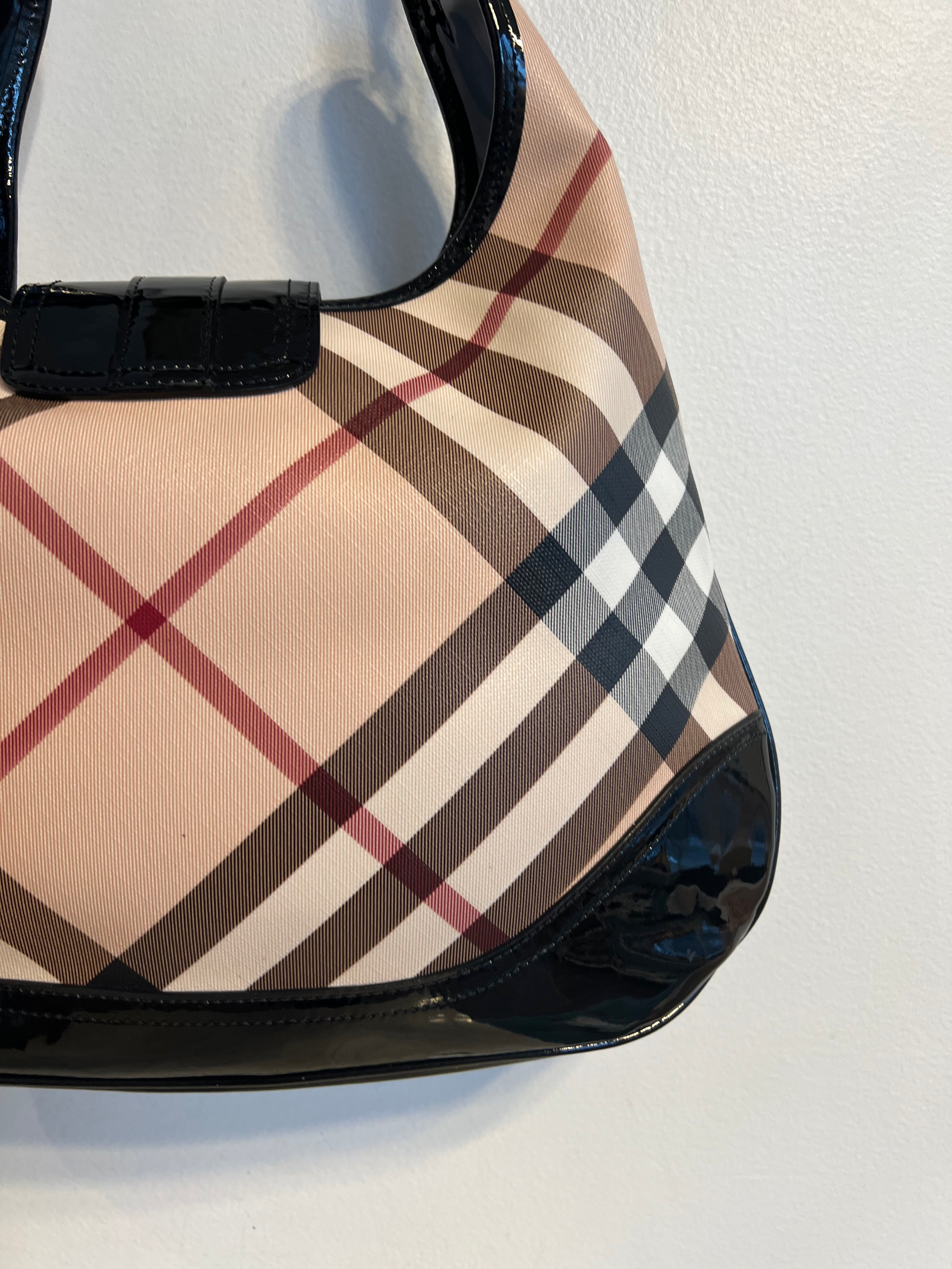 Authentic BURBERRY Nova Check Brooke Hobo – Valamode