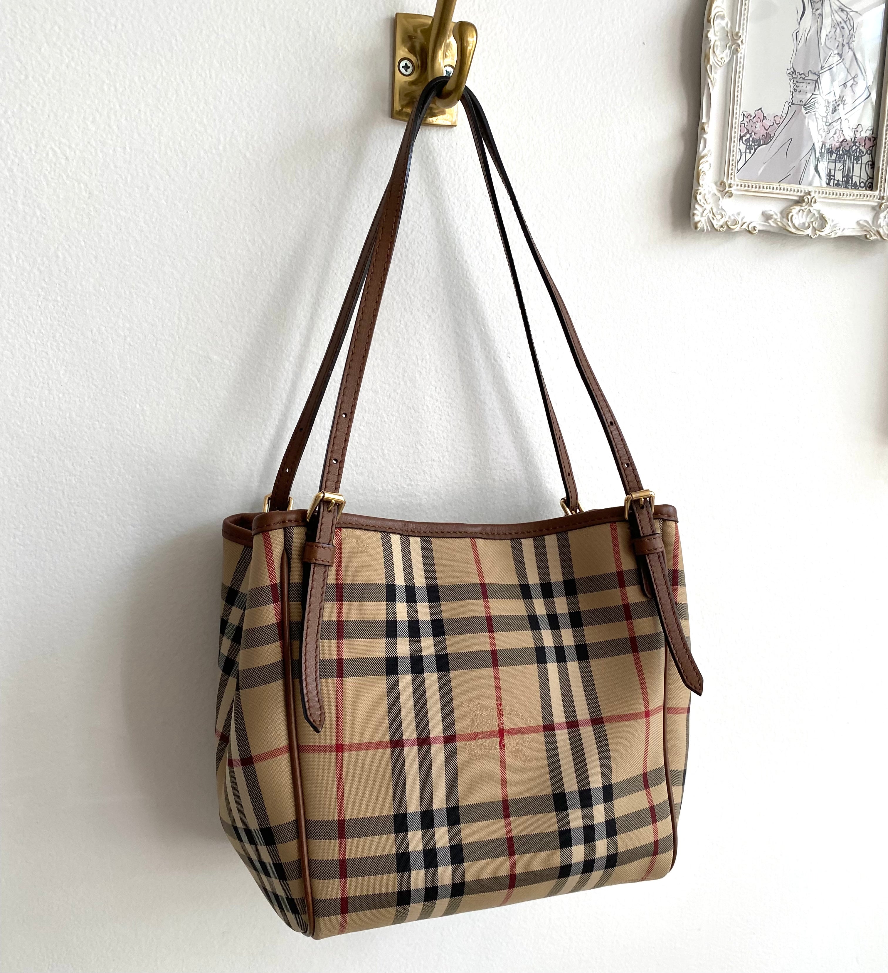 Authentic Burberry Mini Canterbury All Over Tote Bag – Valamode