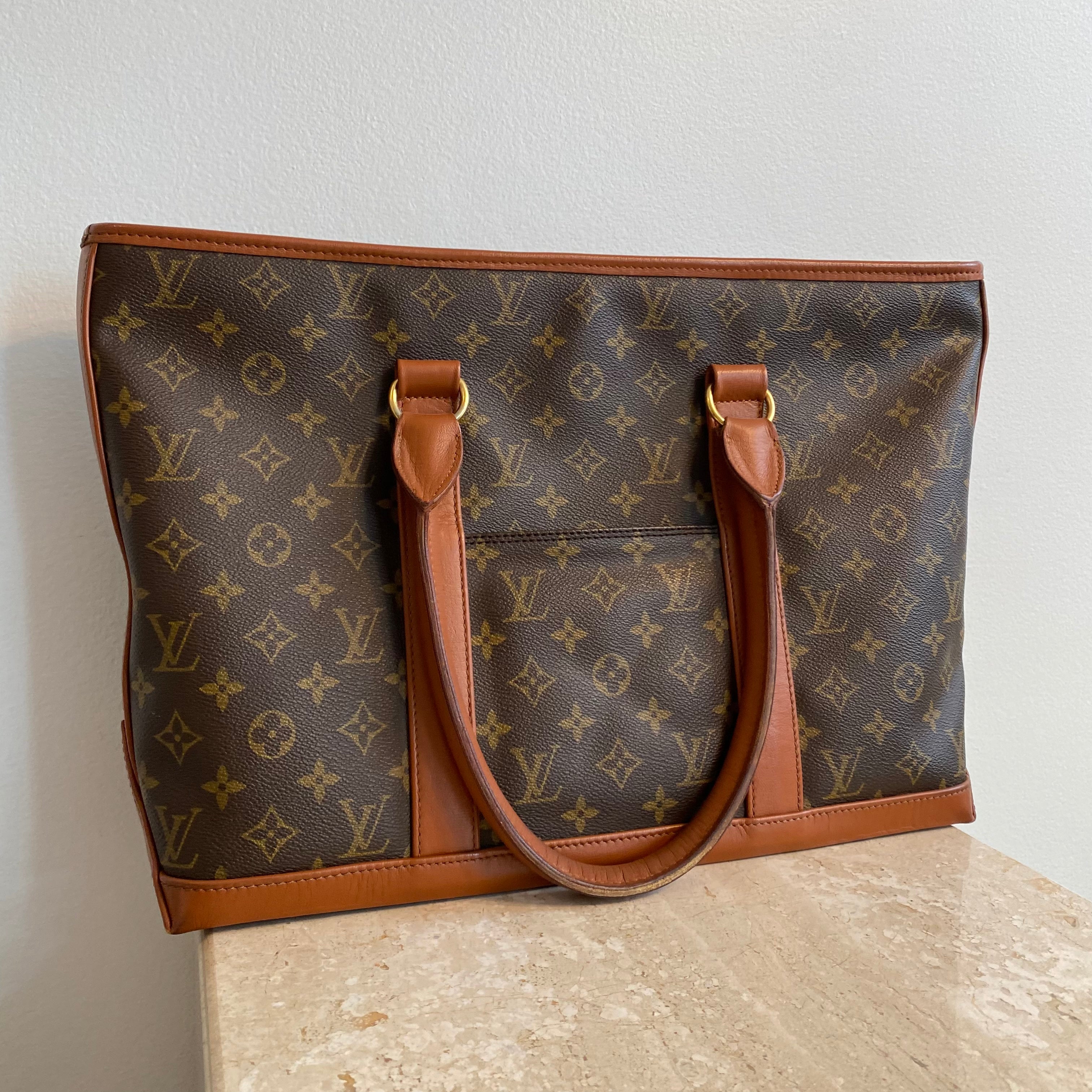 Authentic LOUIS VUITTON Vintage Sac Laptop Tote – Valamode