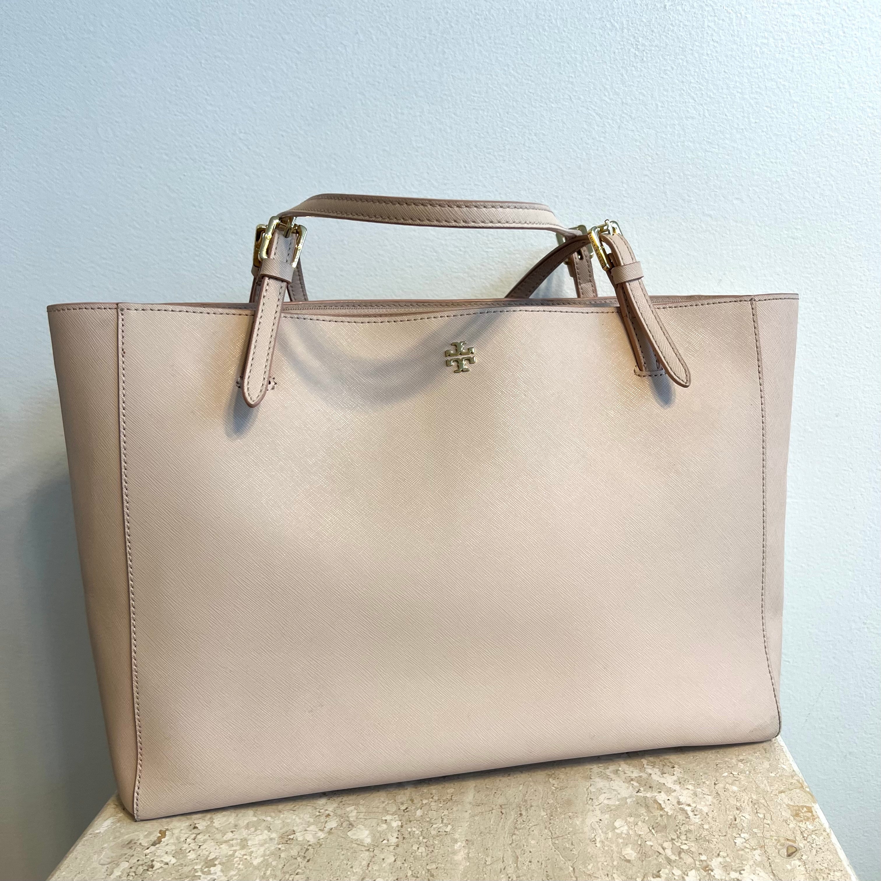 Authentic TORY BURCH Blush Tote – Valamode