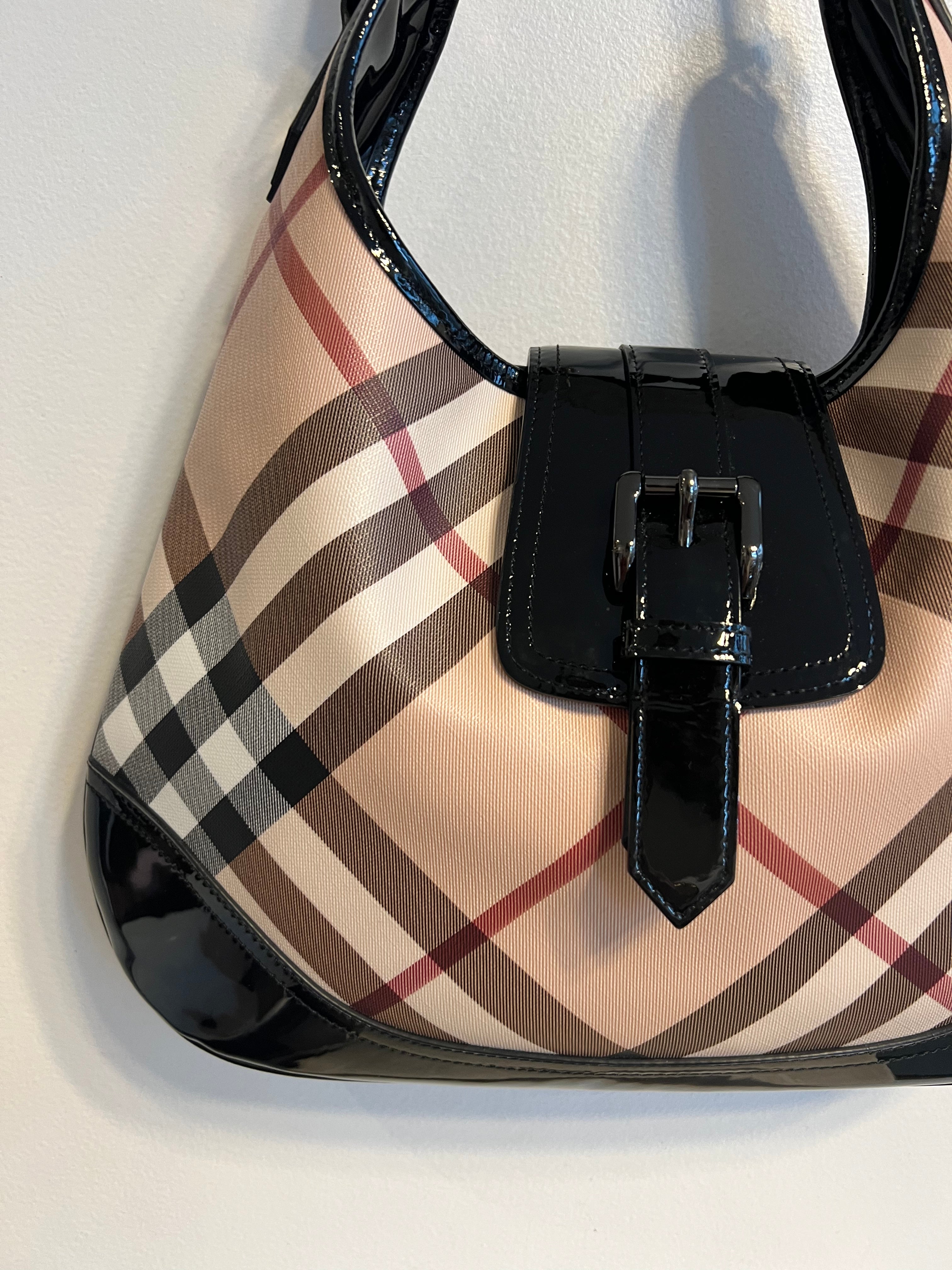 Authentic BURBERRY Nova Check Brooke Hobo – Valamode