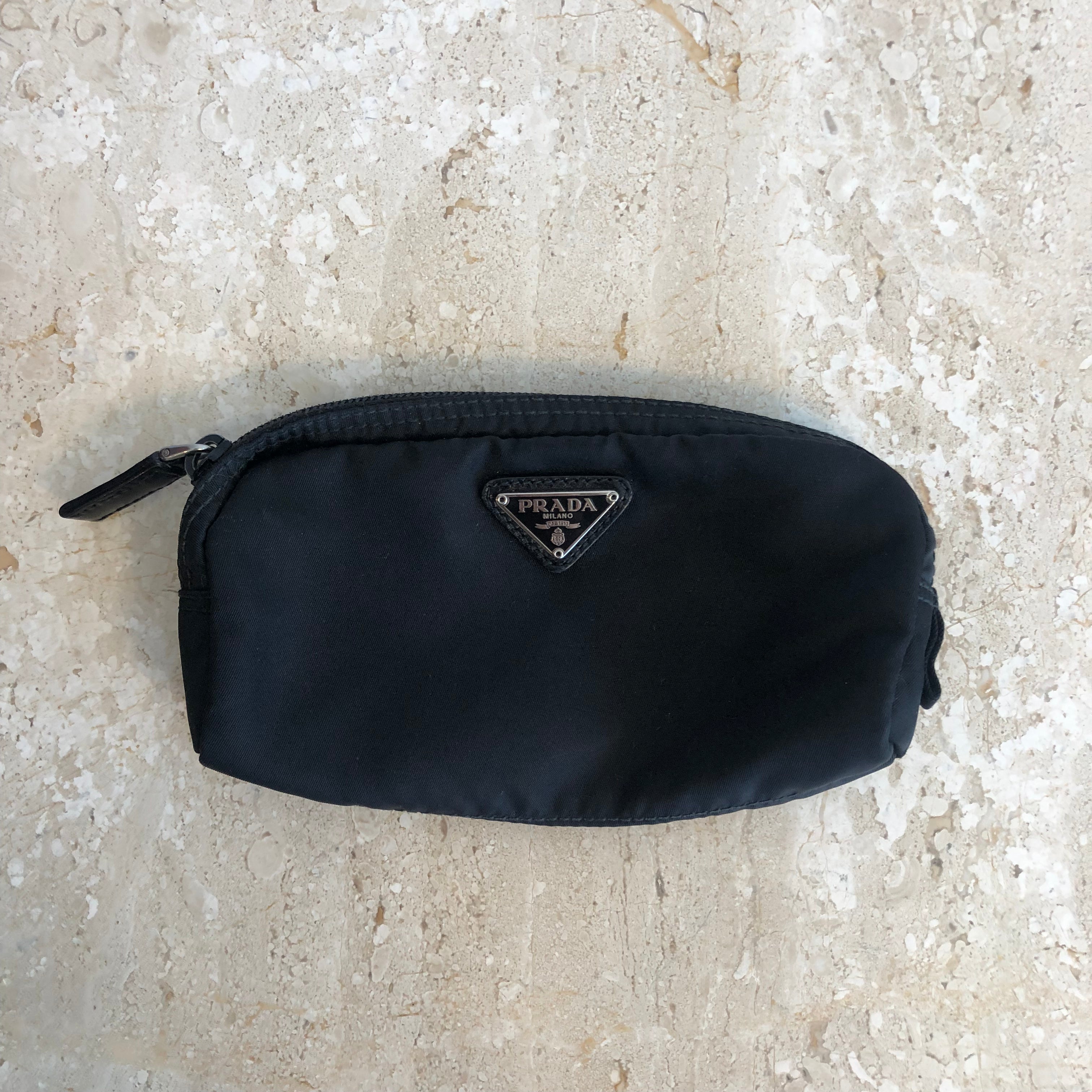 Authentic PRADA Nylon Small Pouch – Valamode