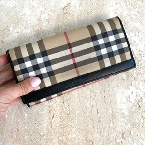 Authentic BURBERRY Nova Check Wallet – Valamode