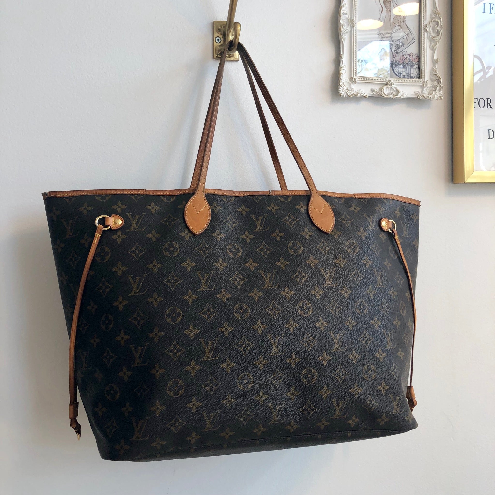 Authentic LOUIS VUITTON Monogram GM Neverfull – Valamode