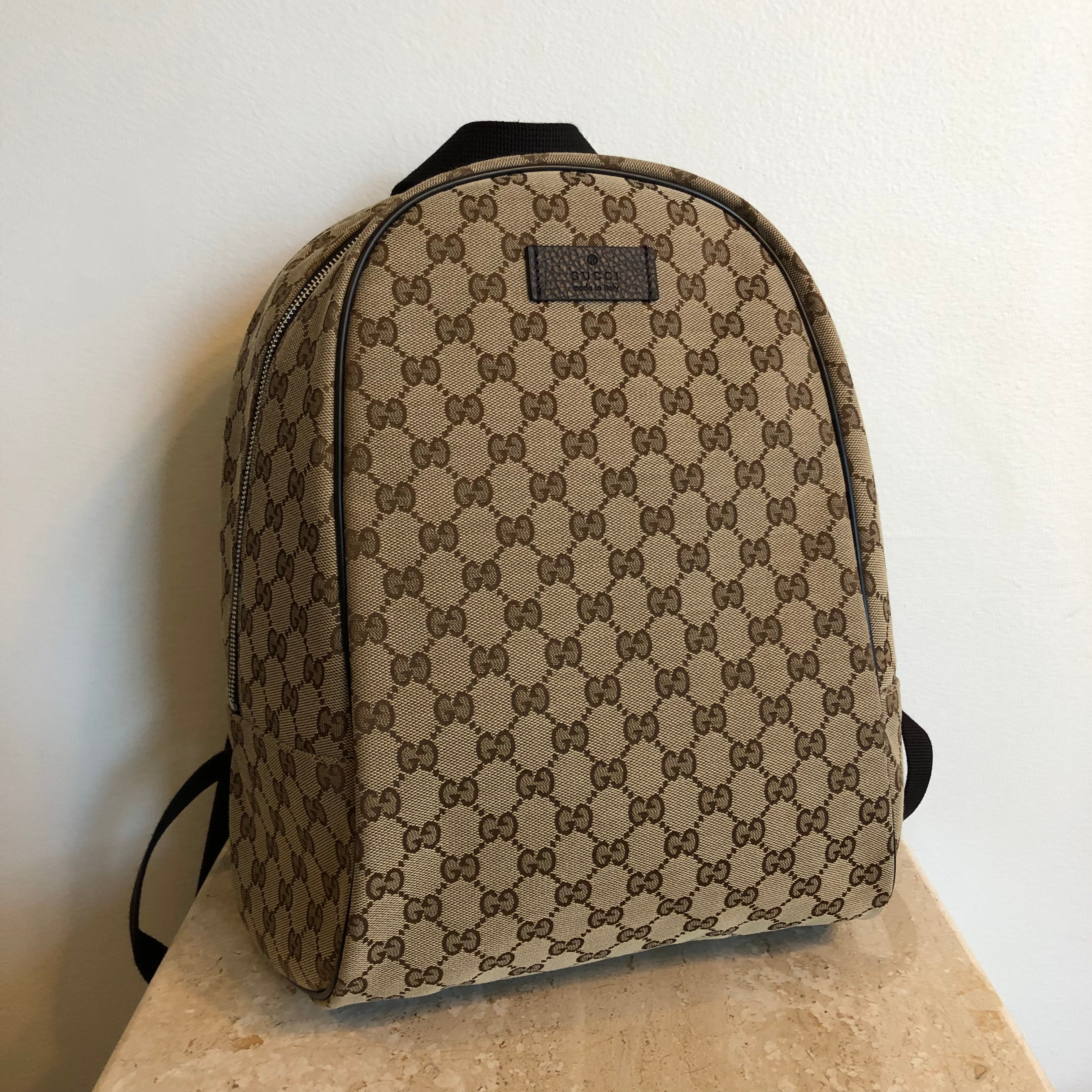 Authentic GUCCI Monogram Canvas Backpack – Valamode