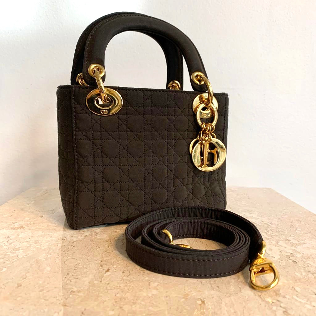 lady dior quilted handbag