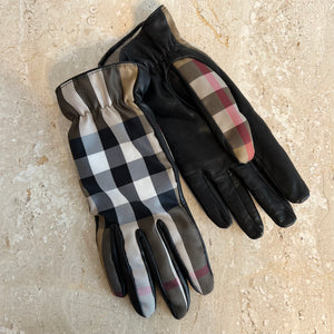 Authentic BURBERRY Novacheck Leather Gloves – Valamode