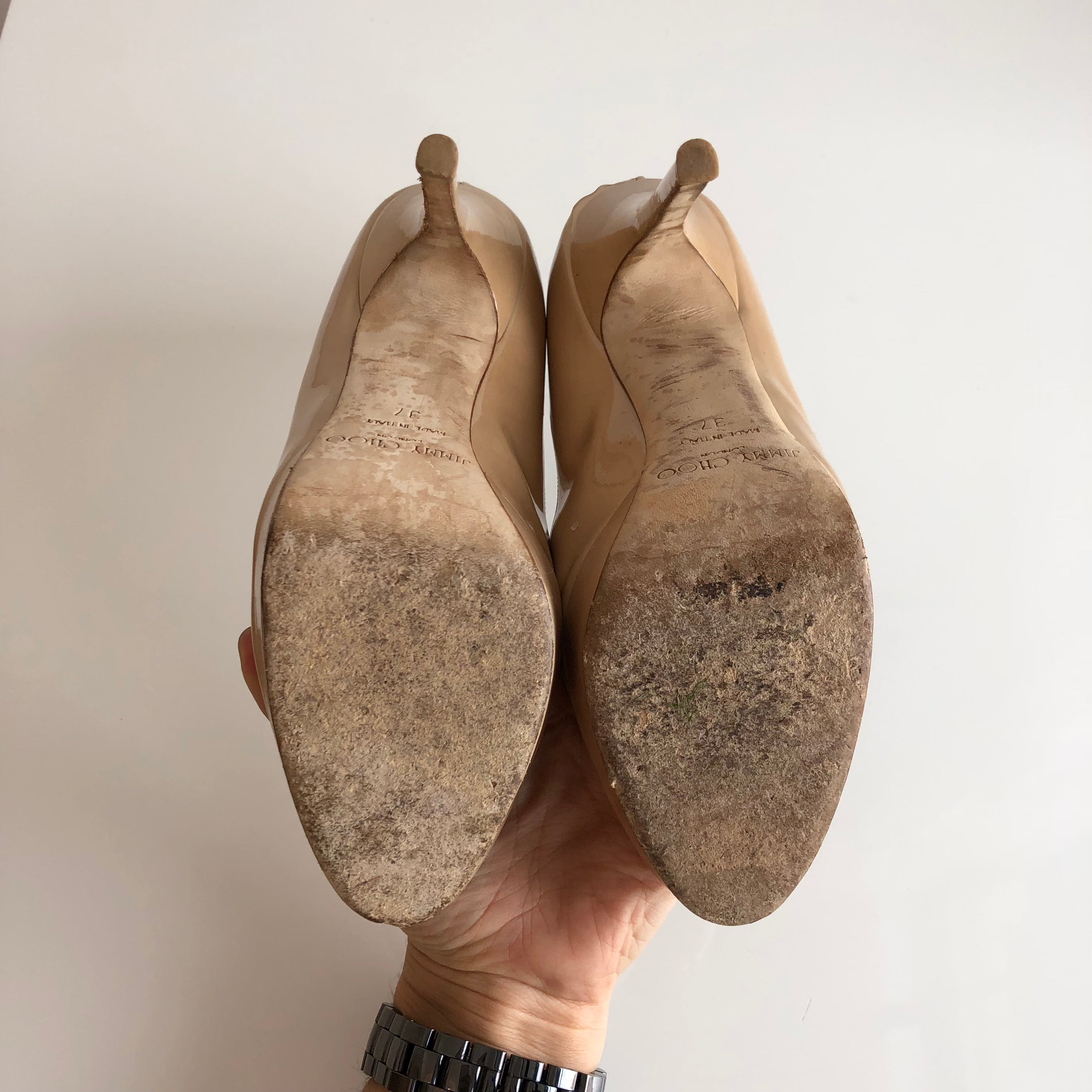 nude shoes size 7