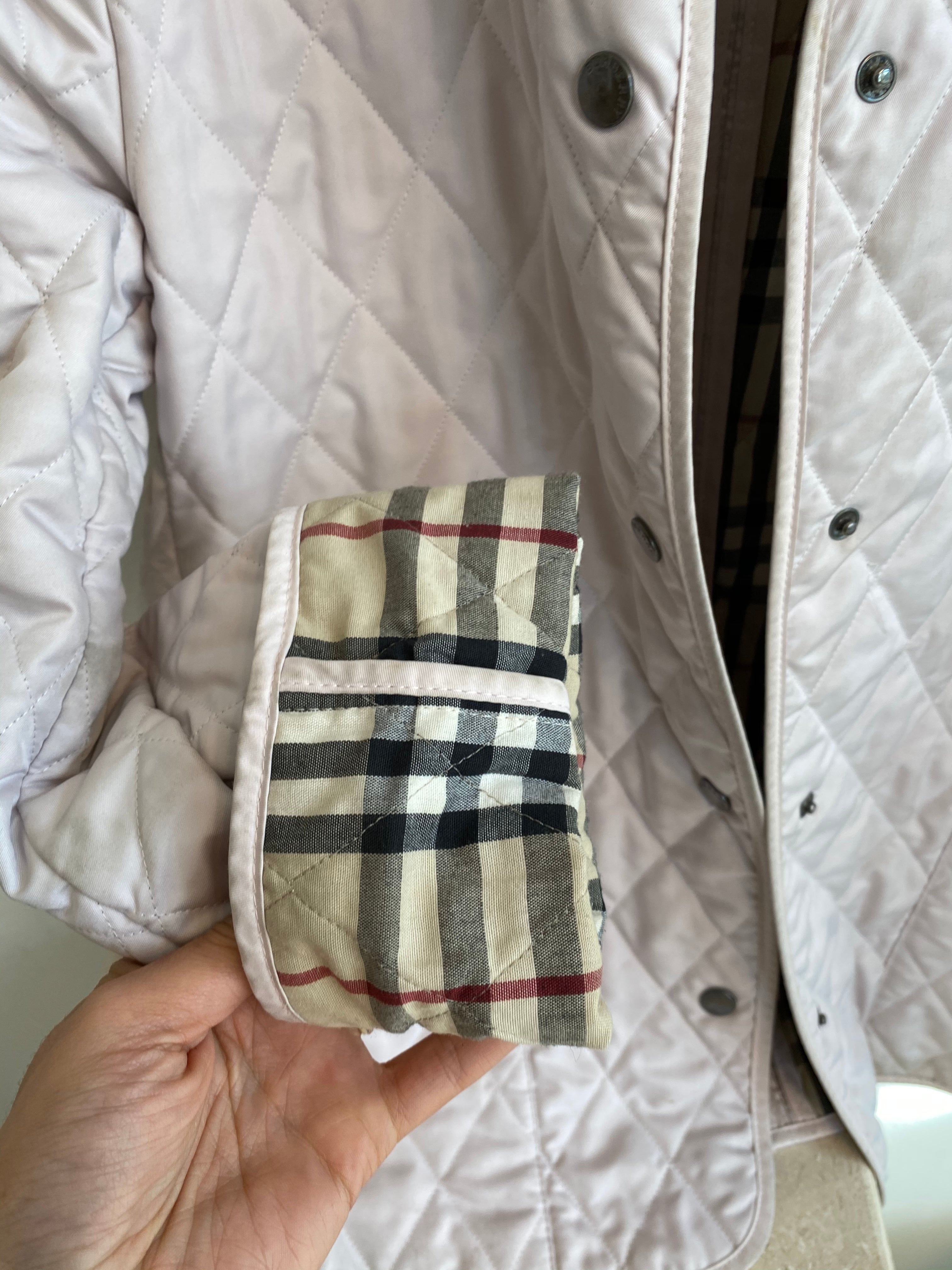 Authentic BURBERRy Quilted Jacket Size S – Valamode