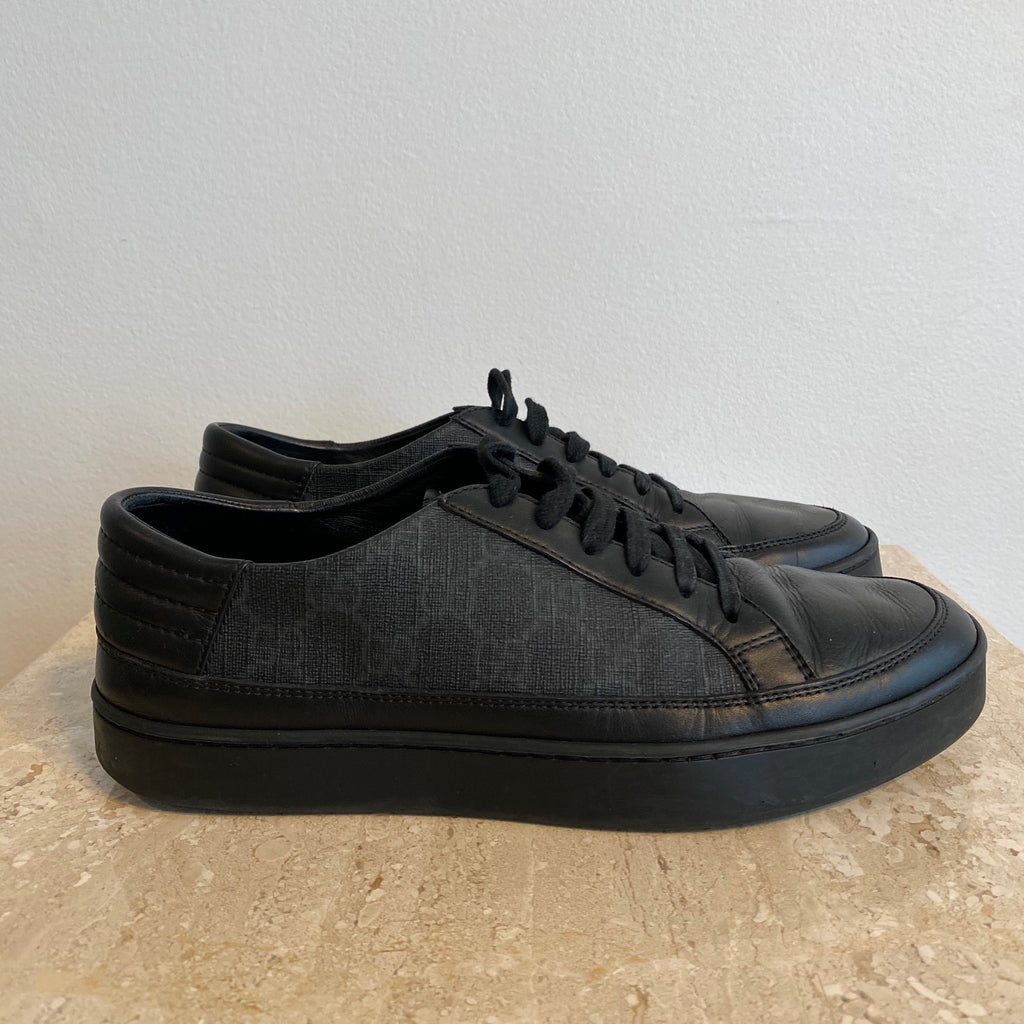 Authentic GUCCI Black Canvas GG Sneakers – Valamode
