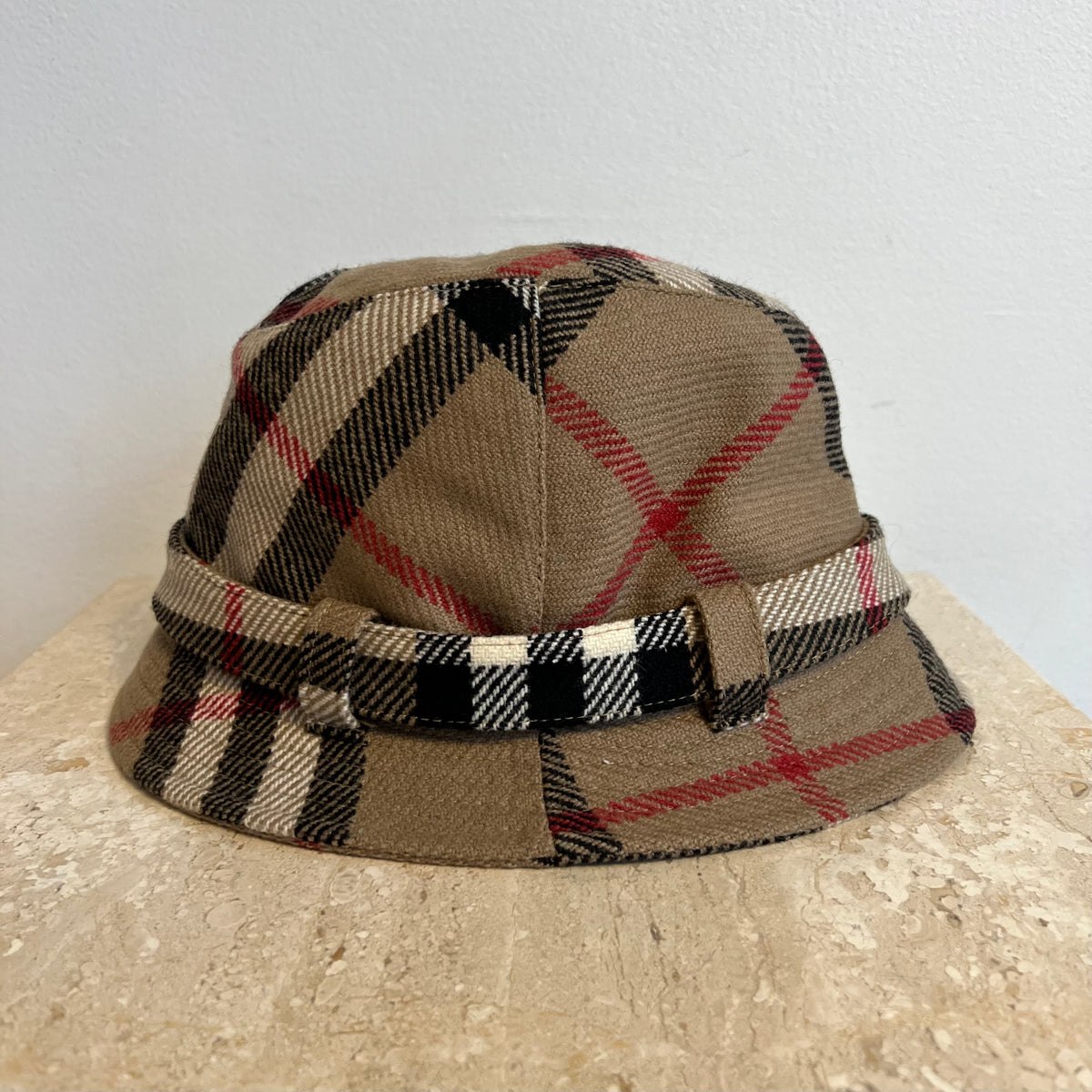 Authentic BURBERRY Nova Check 100% Wool Hat – Valamode