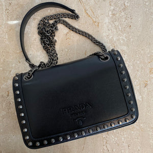 Authentic PRADA Studded Crossbody Bag – Valamode