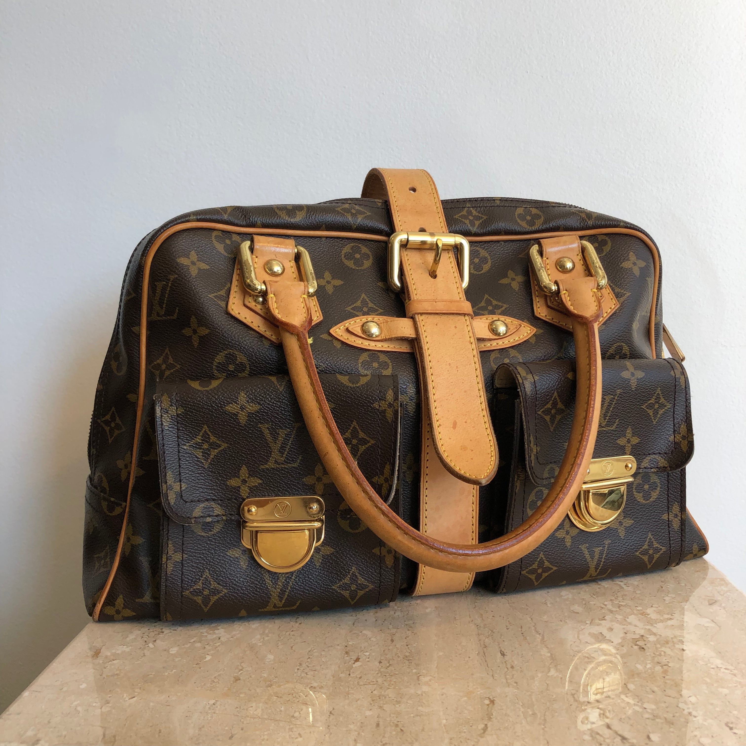 Authentic LOUIS VUITTON Monogram Manhattan GM – Valamode