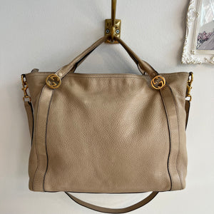 gucci tan leather purse