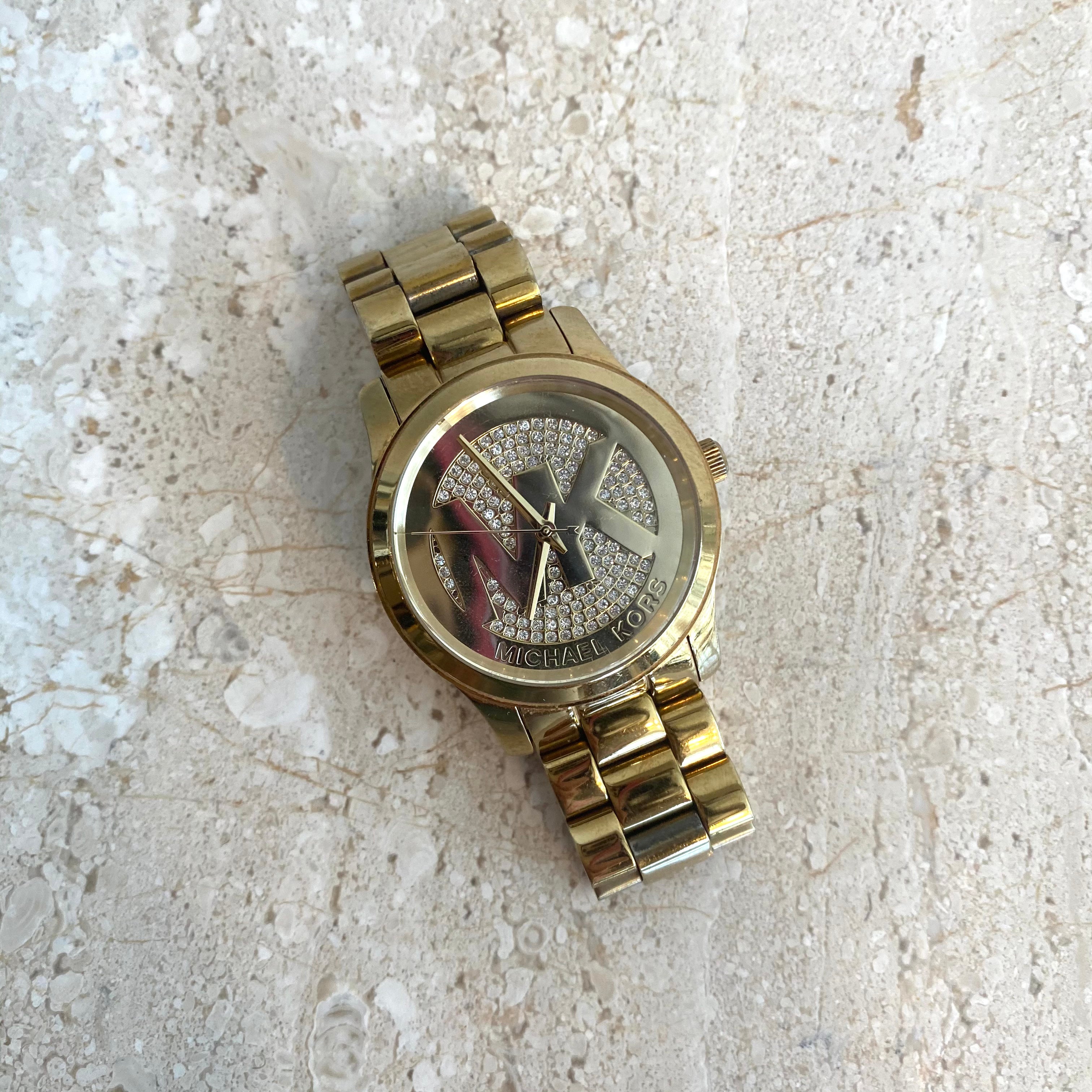 Authentic MICHAEL KORS Gold MK Watch – Valamode