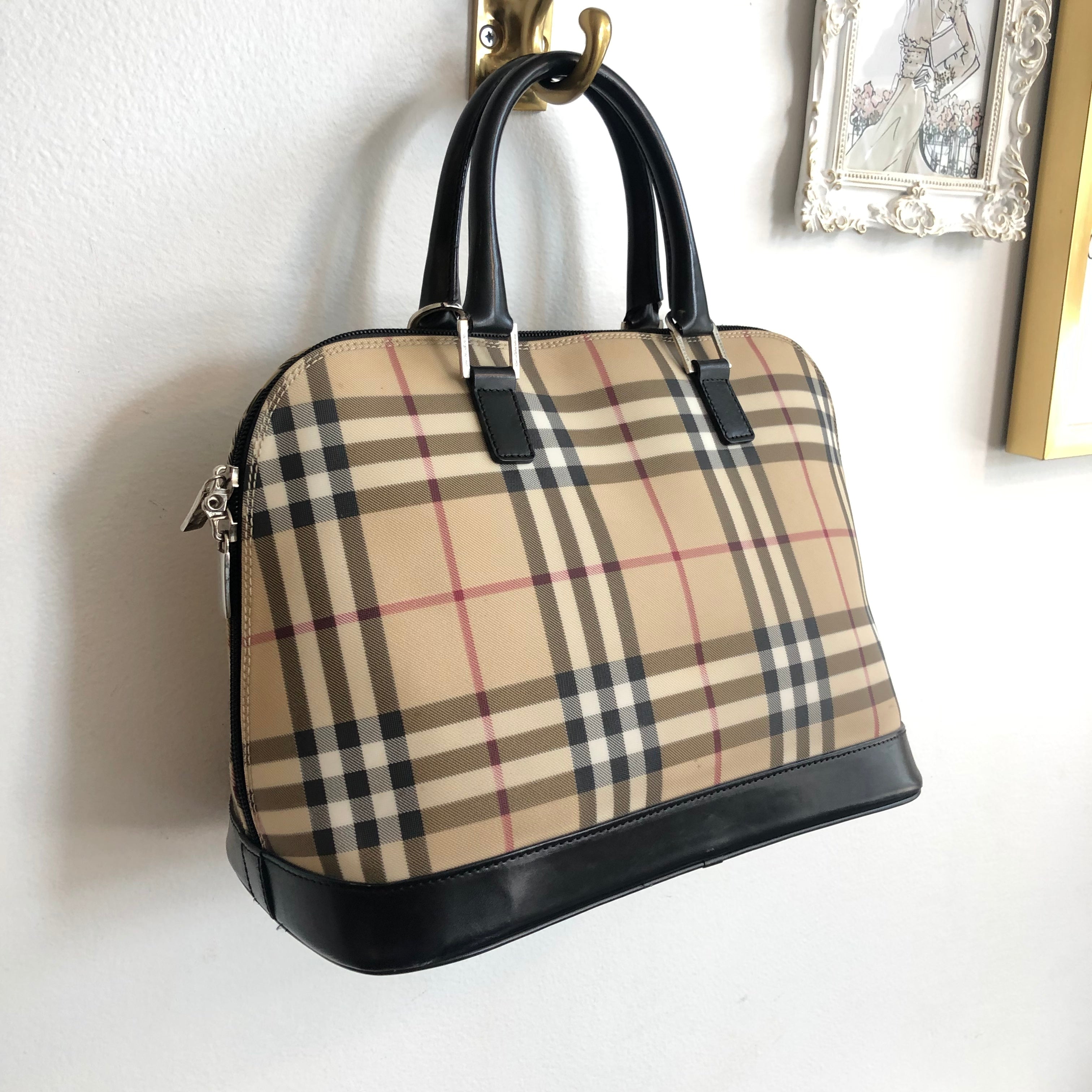 burberry classic check handbag