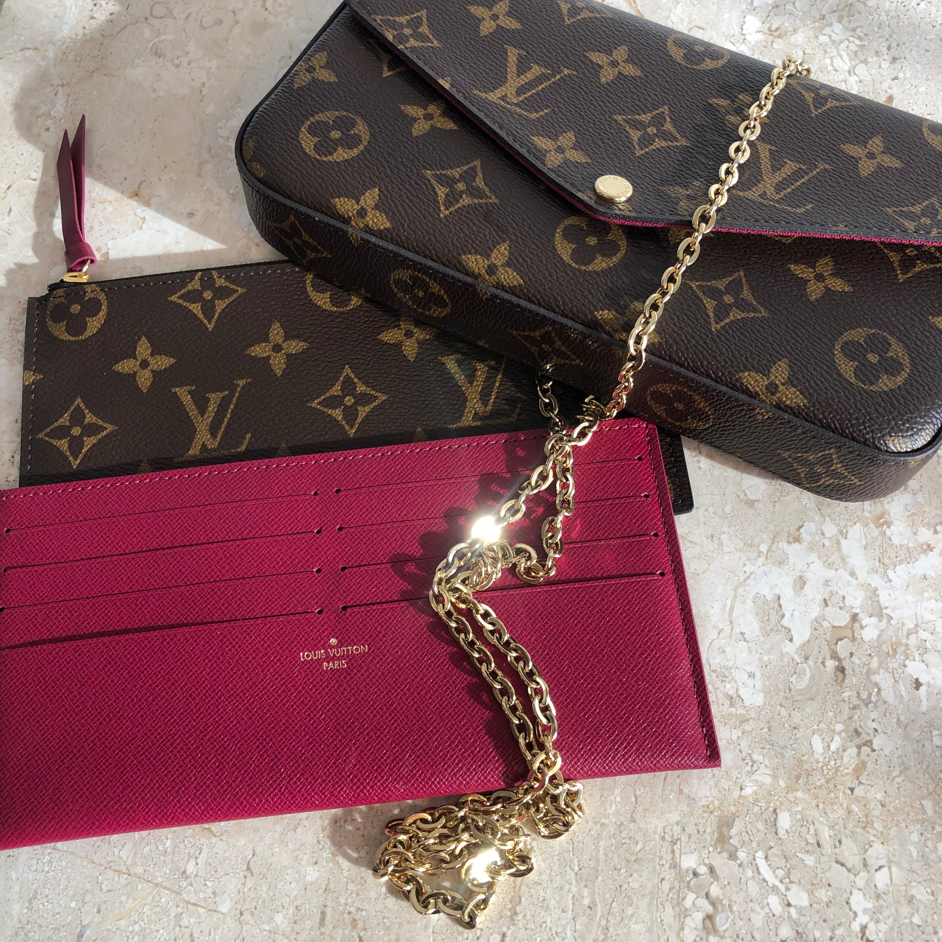 LOUIS VUITTON MONOGRAM FELICIE POCHETTE lv 2021 at 1stDibs  louis vuitton  m61276, m61276 louis vuitton, felicie lv bag