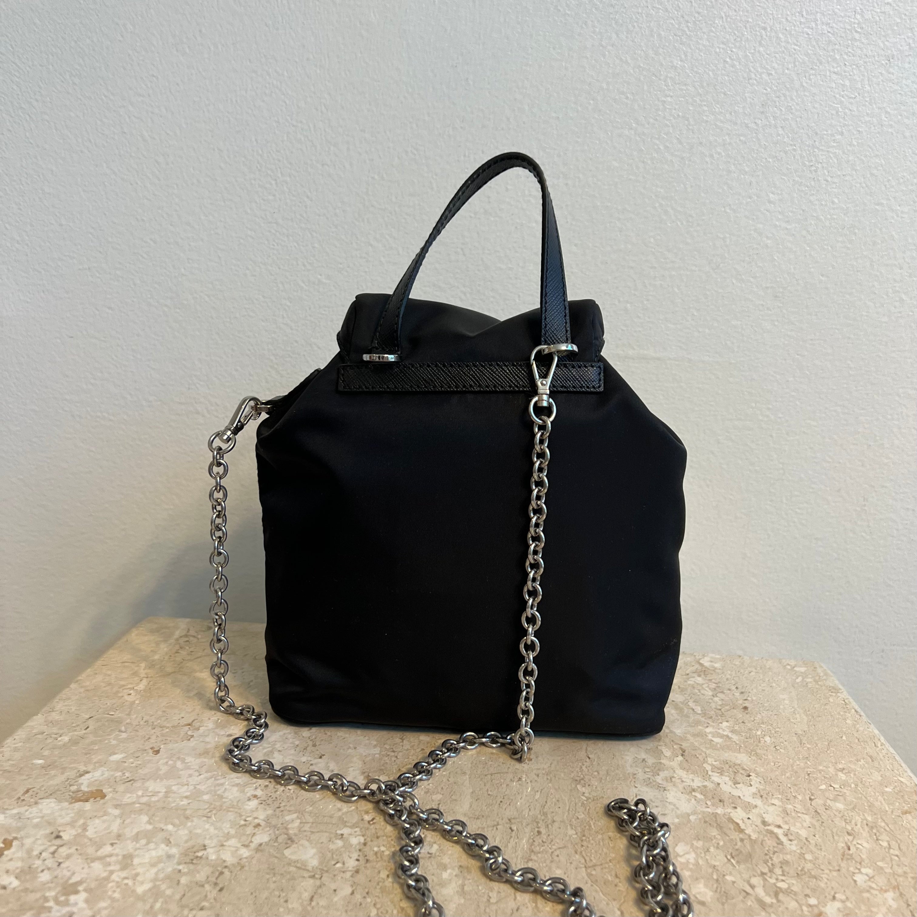 Authentic PRADA Re-Nylon Mini Backpack Crossbody Bag – Valamode