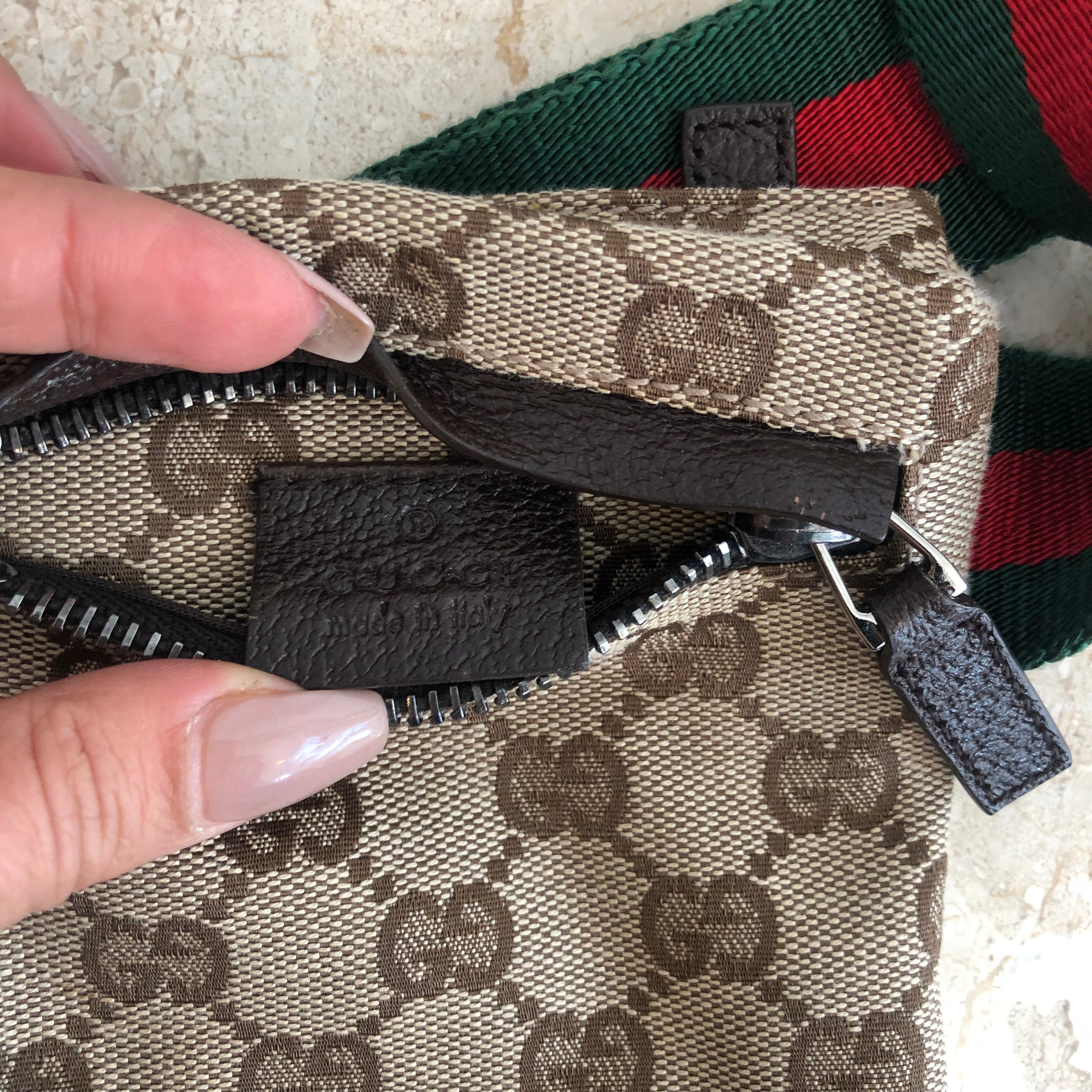Authentic GUCCI Mini Mongram Belt Bag – Valamode