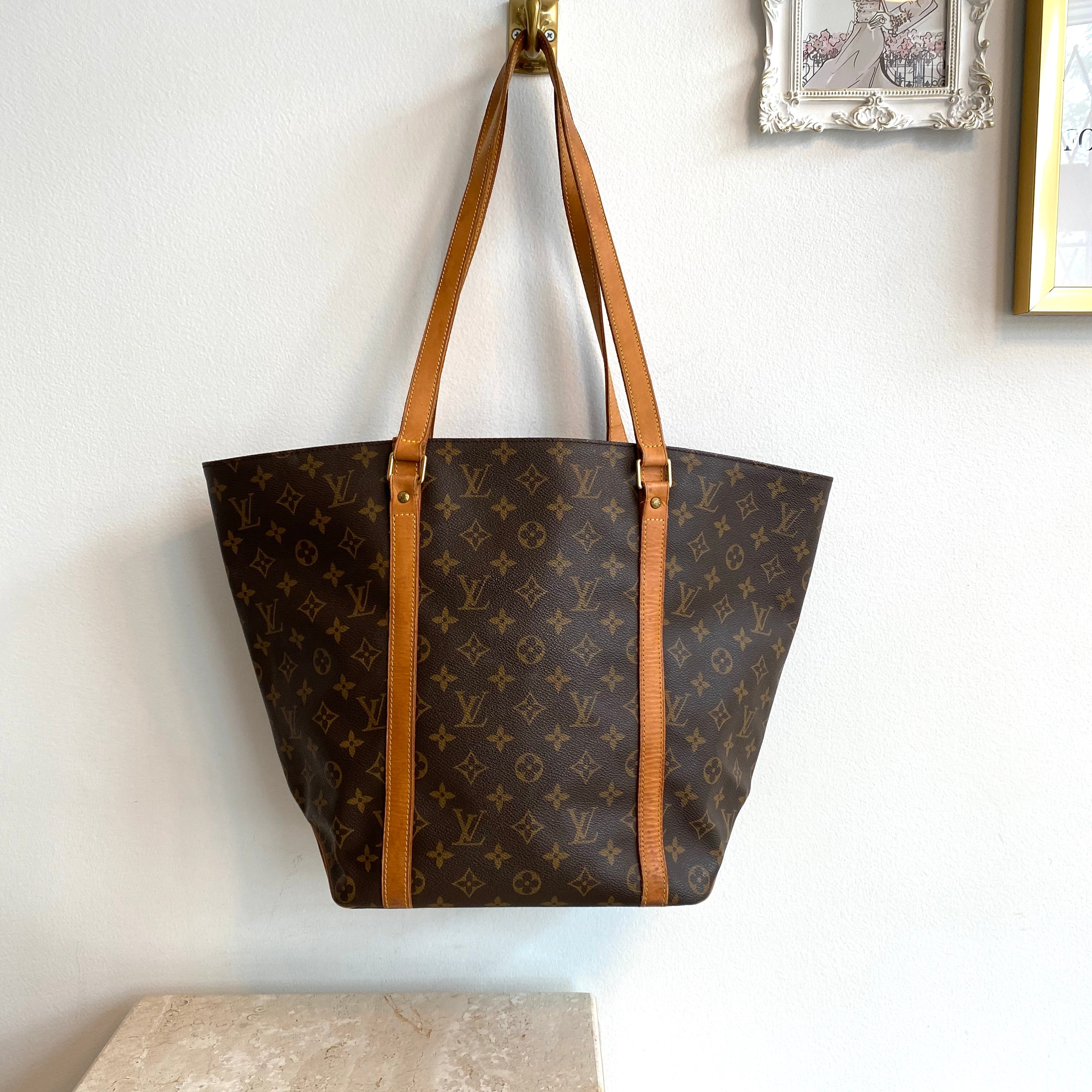 Authentic LOUIS VUITTON Vintage Monogram Sac Shopping Tote – Valamode