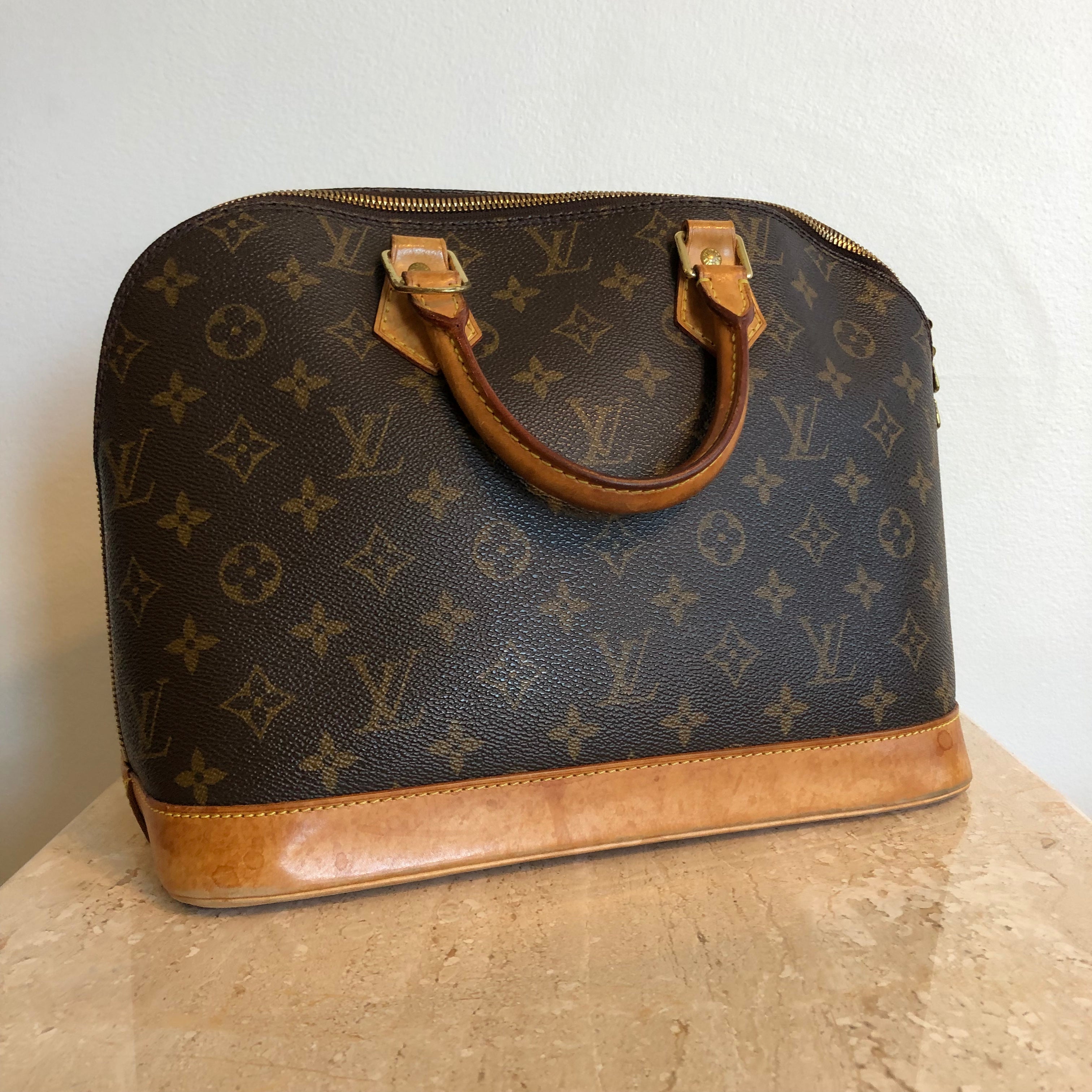 Beautiful Vintage Louis Vuitton Alma PM Handbag  5  Dime Diva Creations
