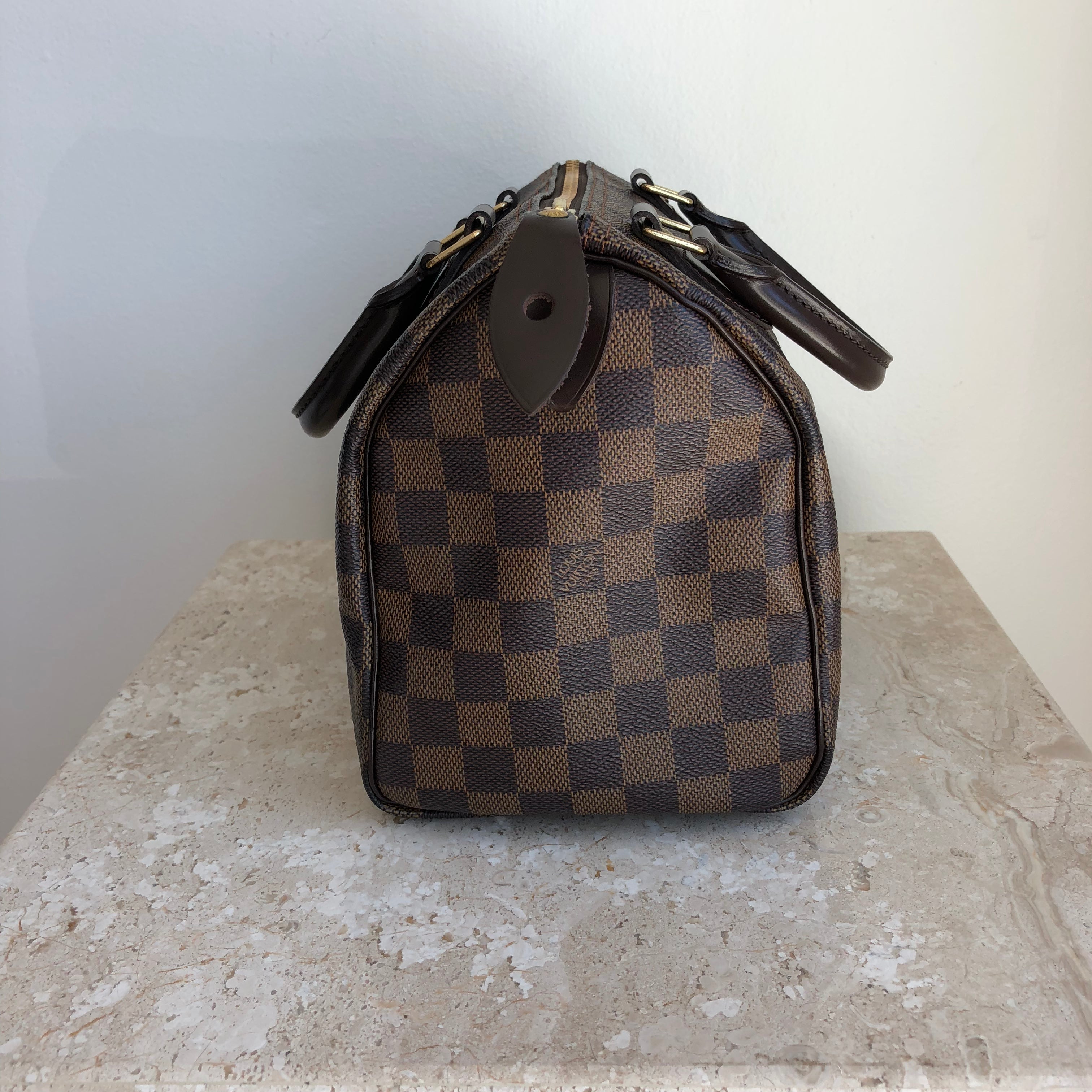 Authentic LOUIS VUITTON Speedy Damier Ebene 25 – Valamode