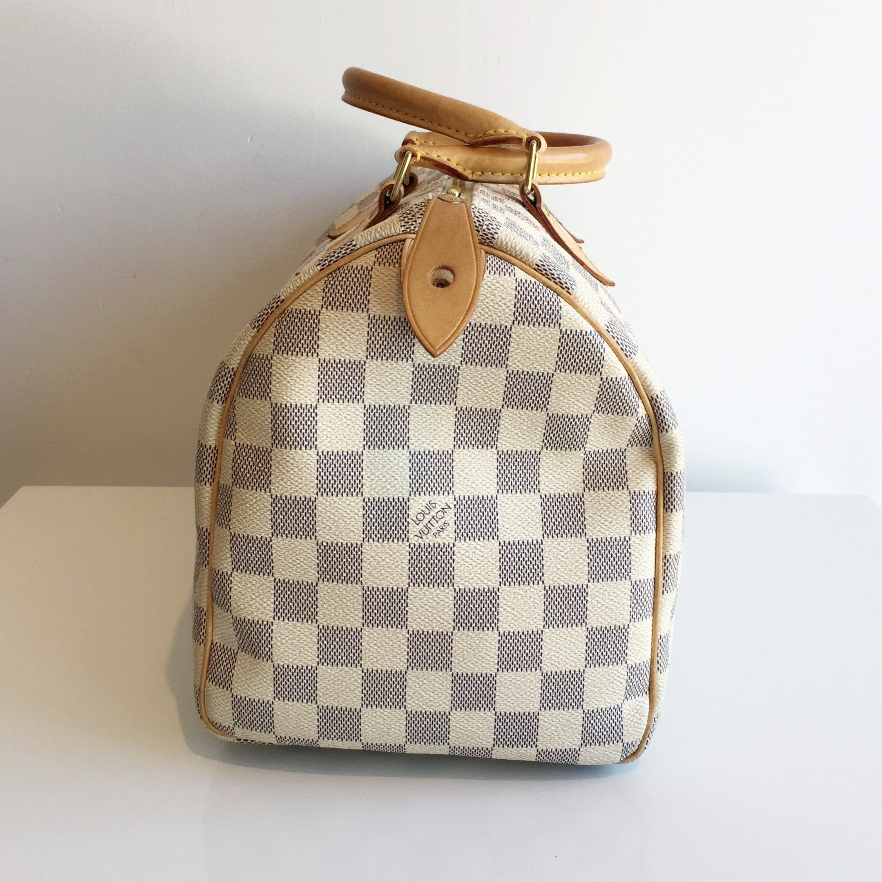 Authentic LOUIS VUITTON Speedy 30 Azur – Valamode