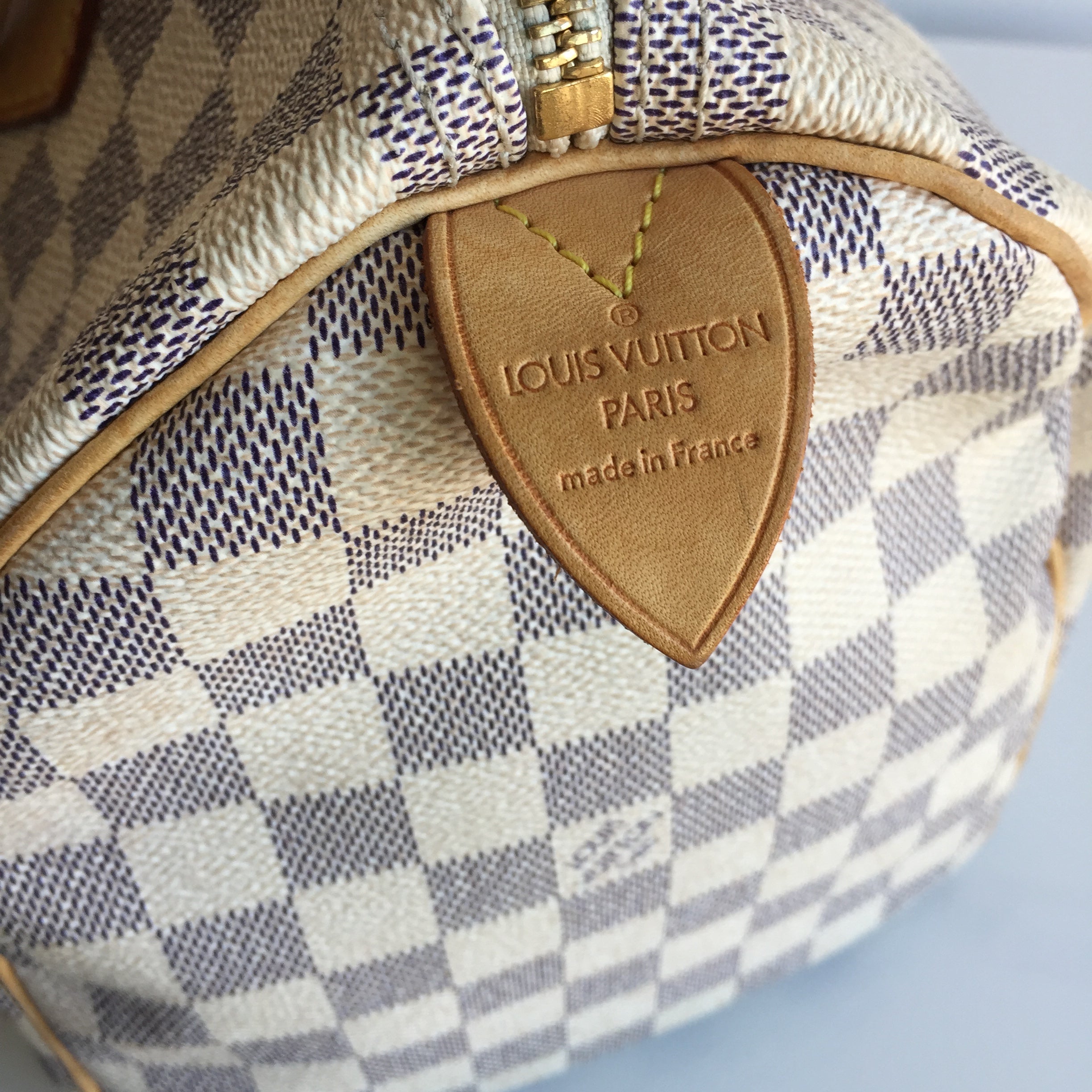 Authentic LOUIS VUITTON Speedy 30 Azur – Valamode