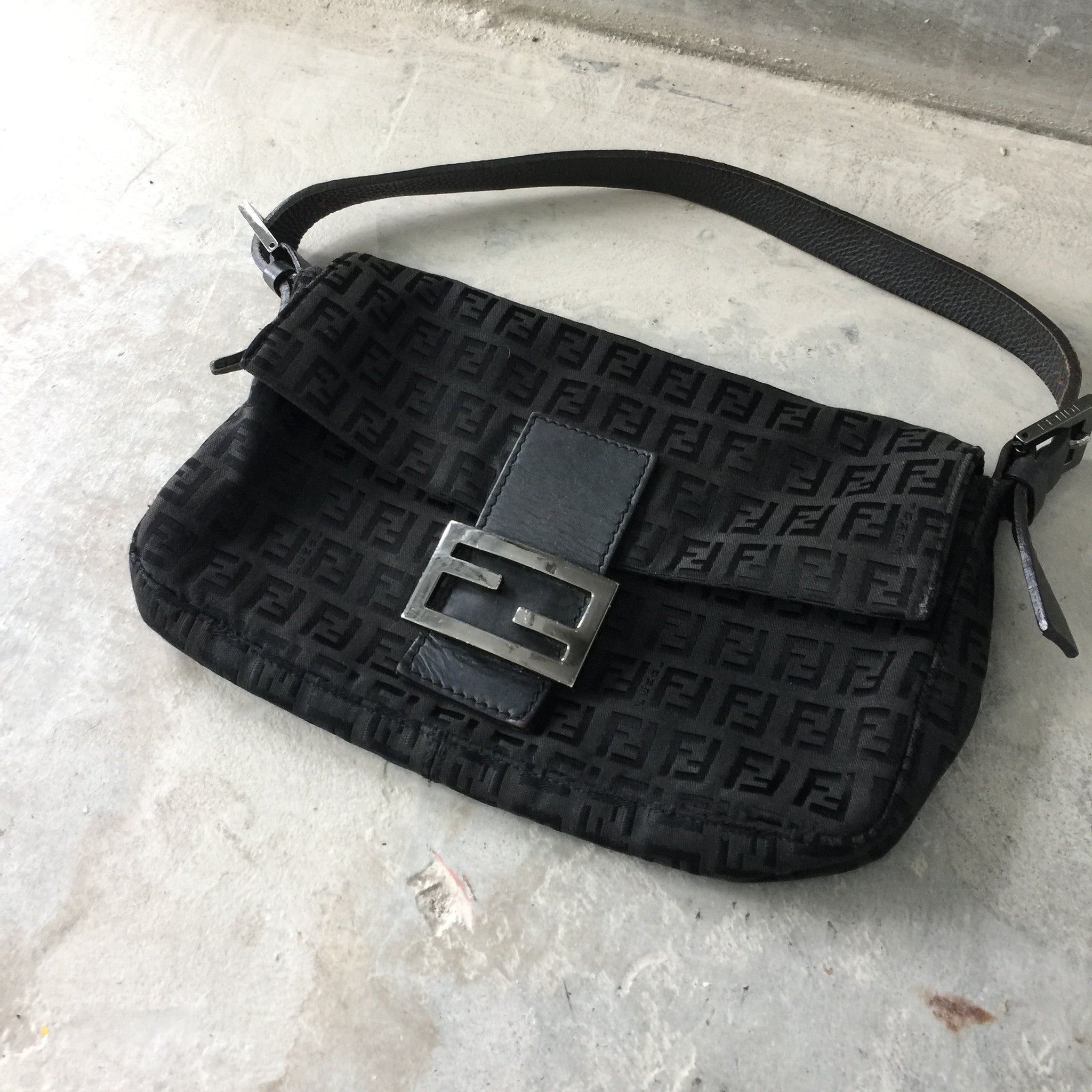 authentic fendi zucca bag