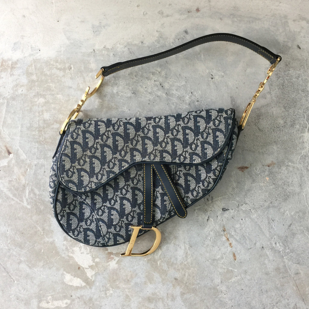 Authentic CHRISTIAN DIOR Saddle Bag – Valamode