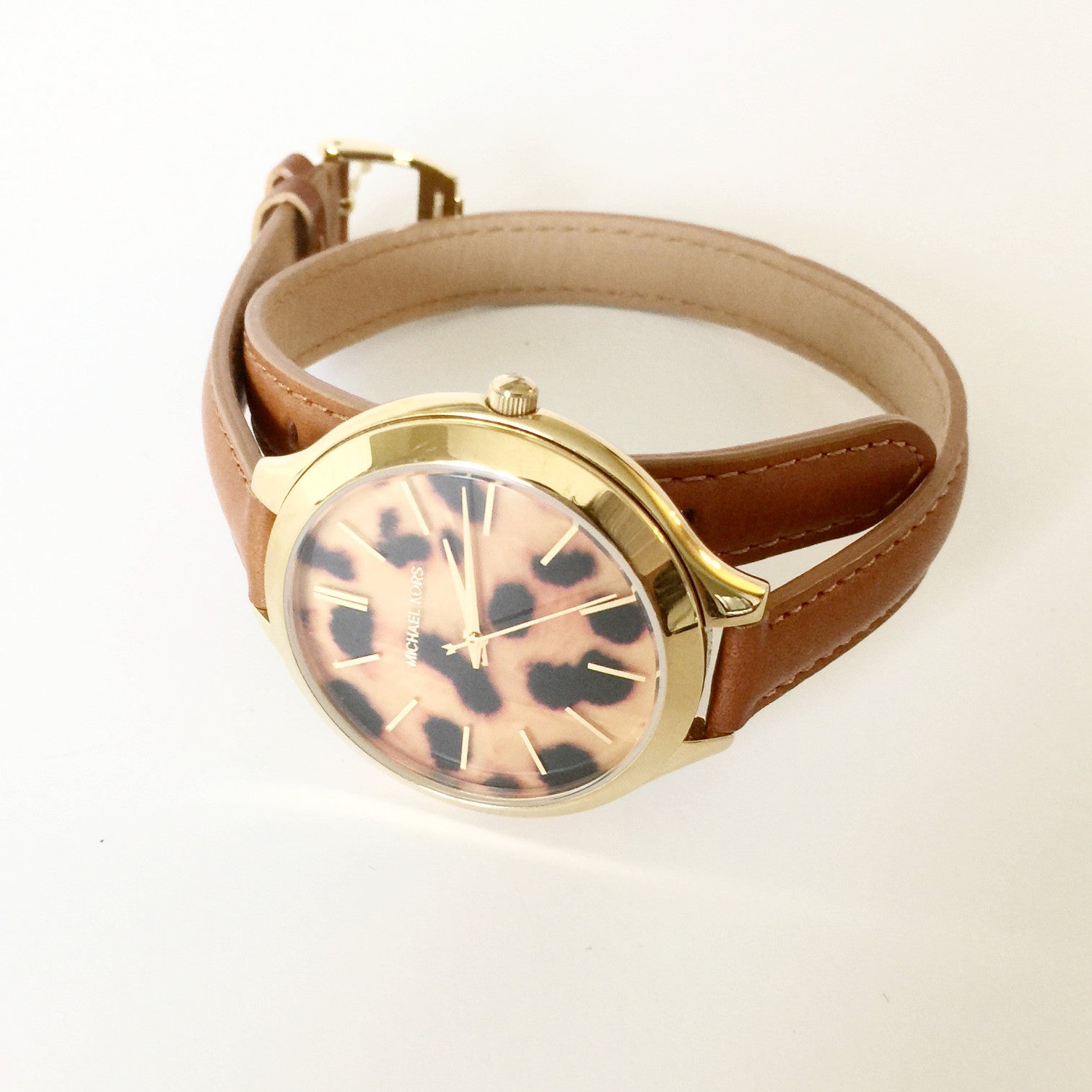Authentic MICHAEL KORS Cheetah Wrap Watch – Valamode