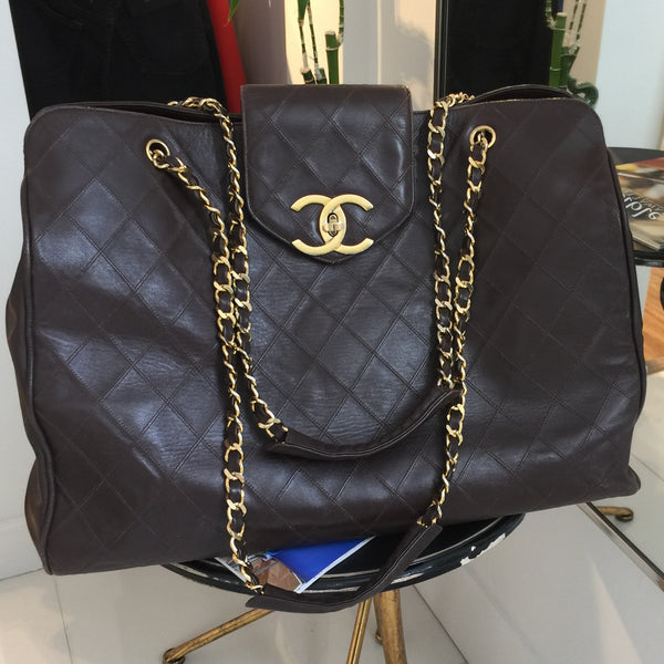 Authentic CHANEL XL Supermodel Tote – Valamode