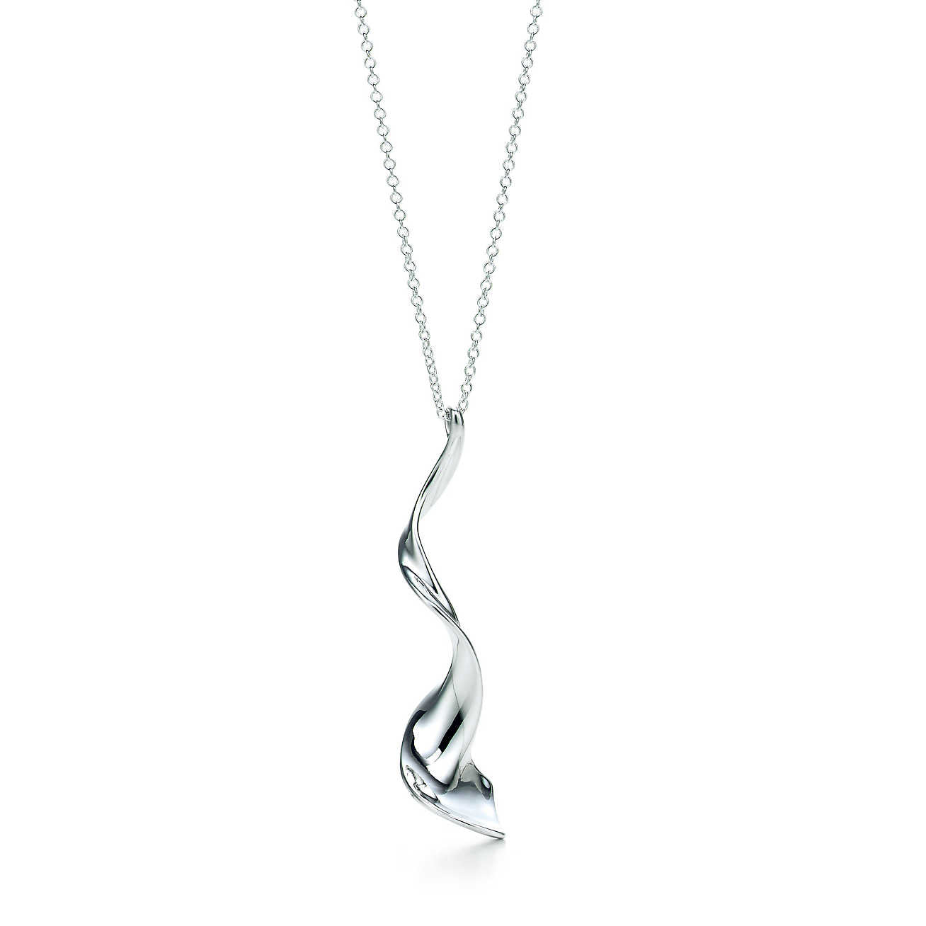 tiffany swirl necklace