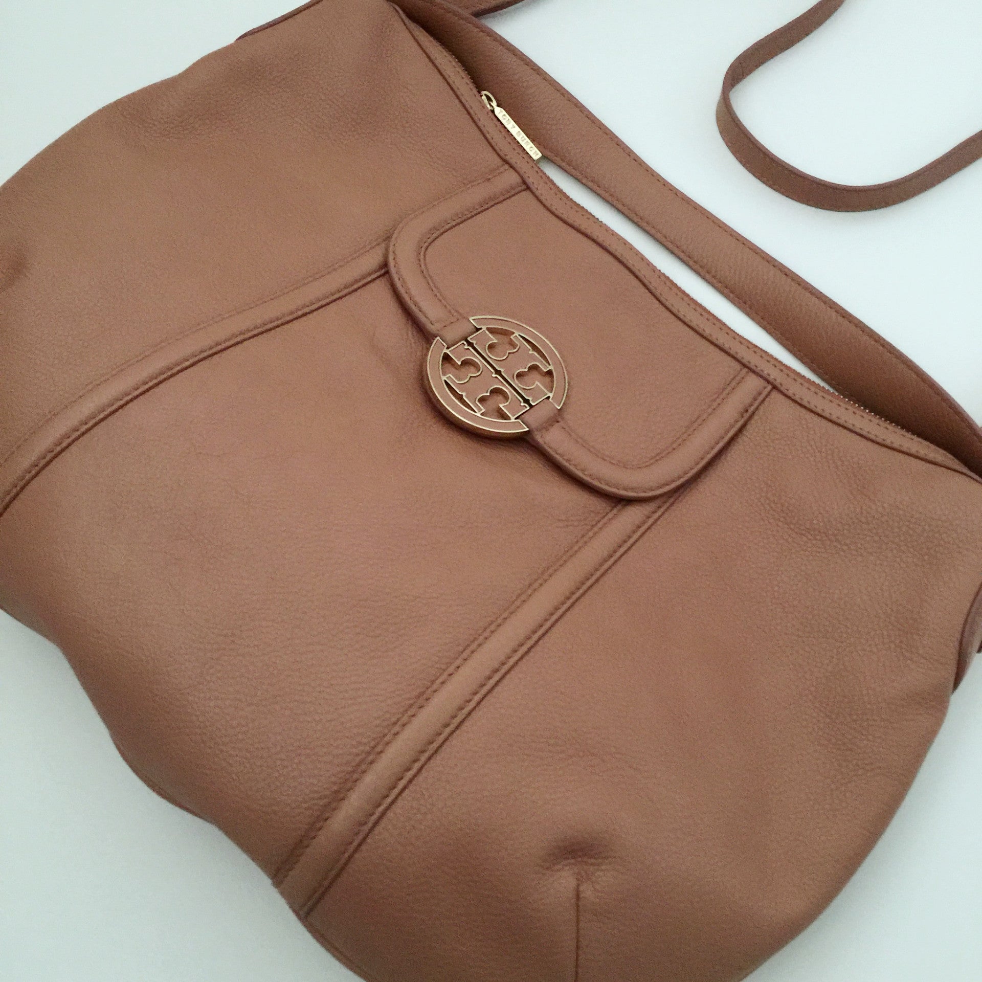 Authentic TORY BURCH Amanda Crossbody Hobo – Valamode