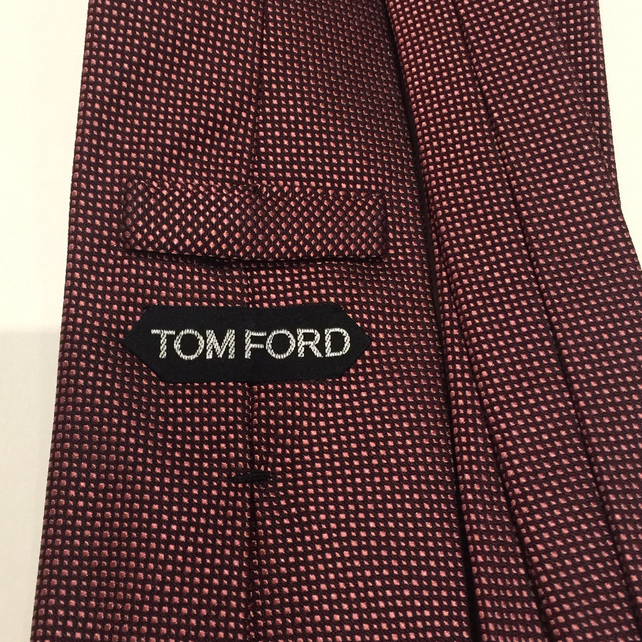 Authentic TOM FORD Burgundy Tie – Valamode