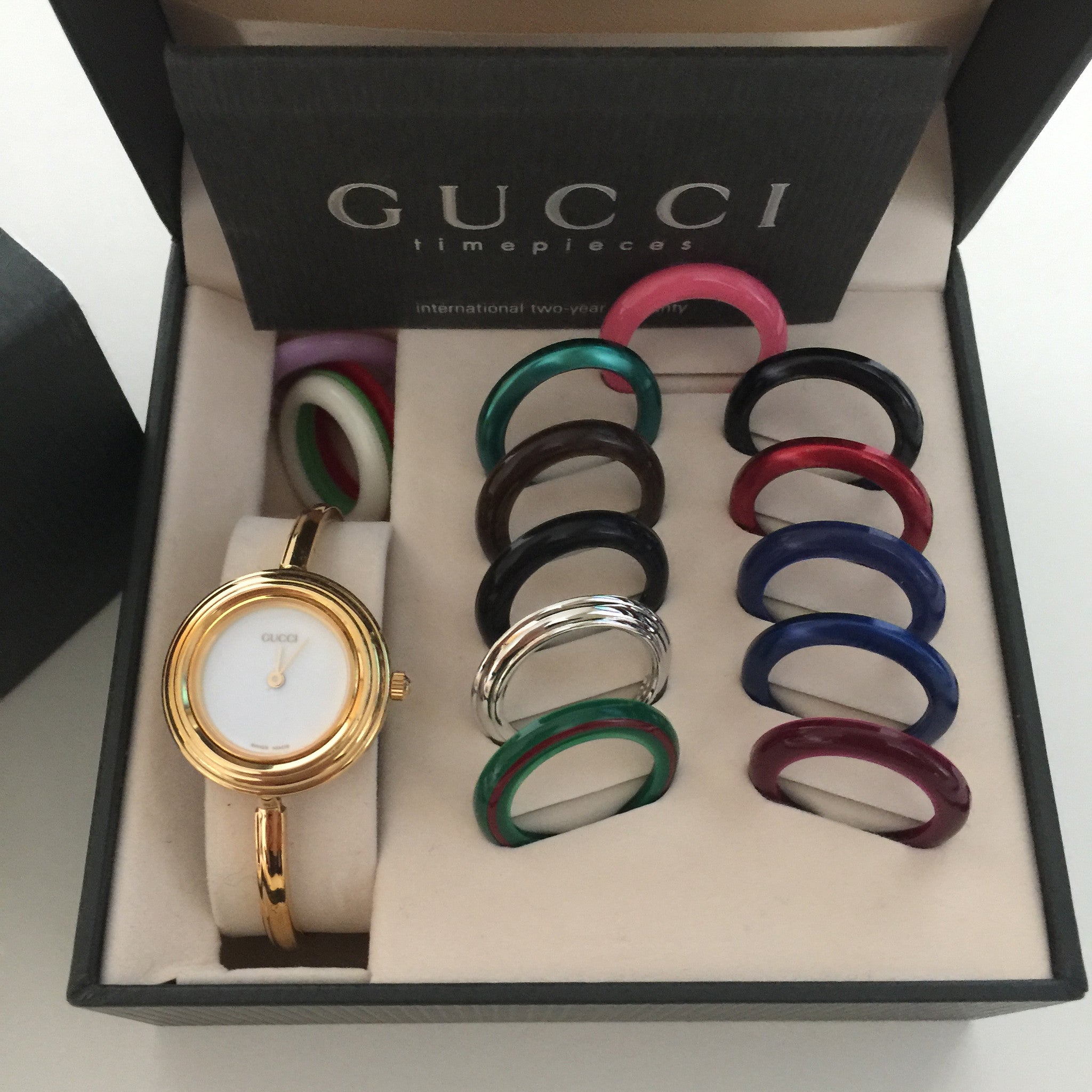 authentic vintage gucci watch
