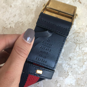 gucci web stripe belt