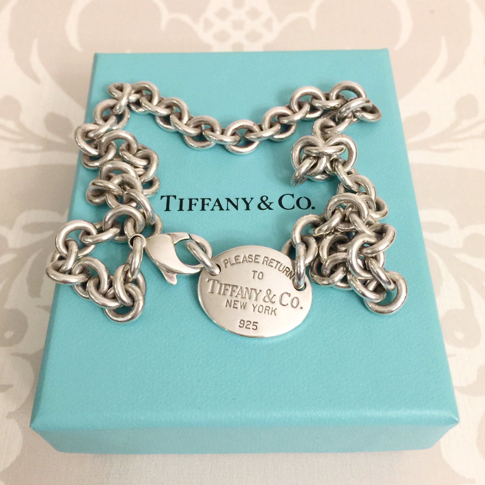 tiffany dog necklace