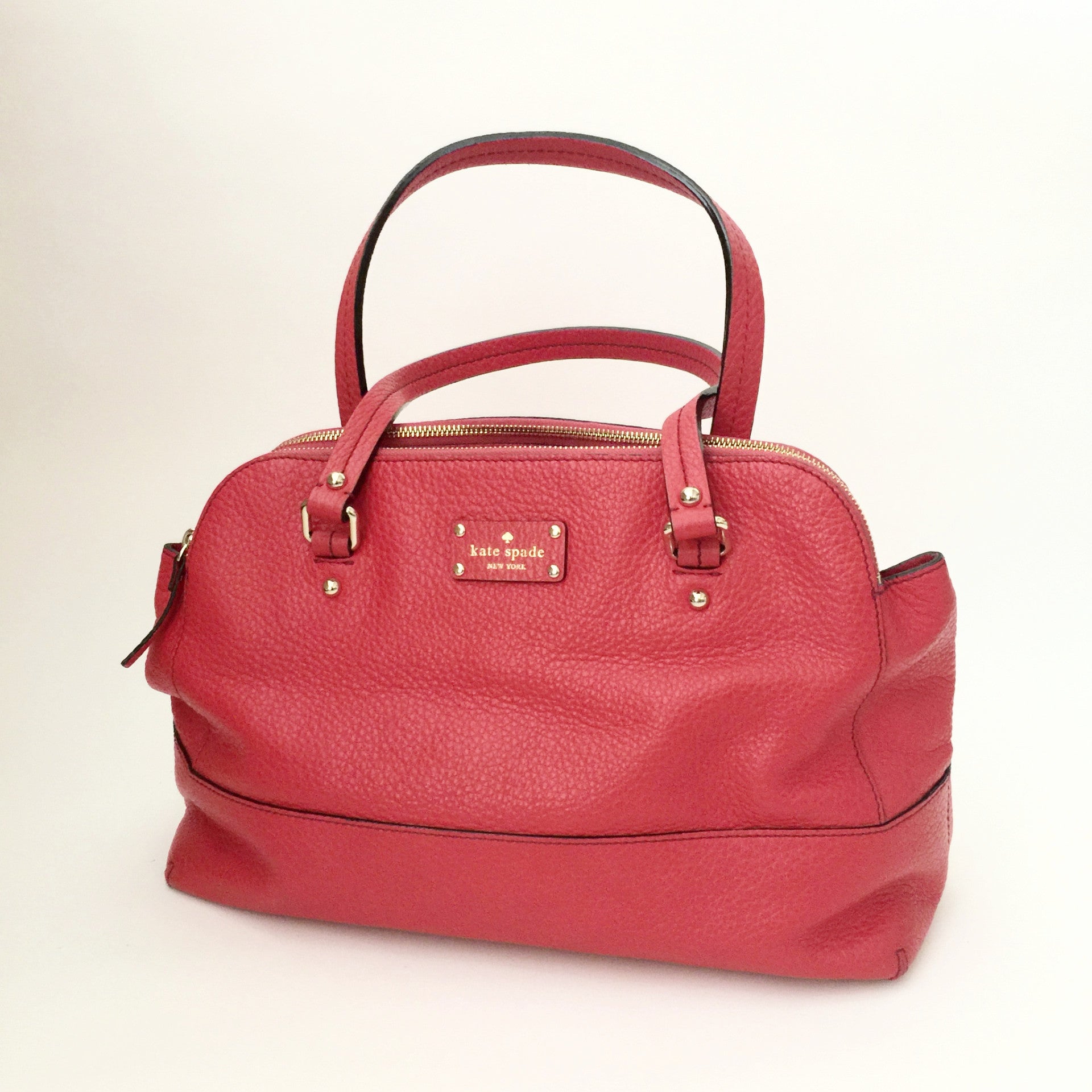 Authentic KATE SPADE Red Leather Tote – Valamode