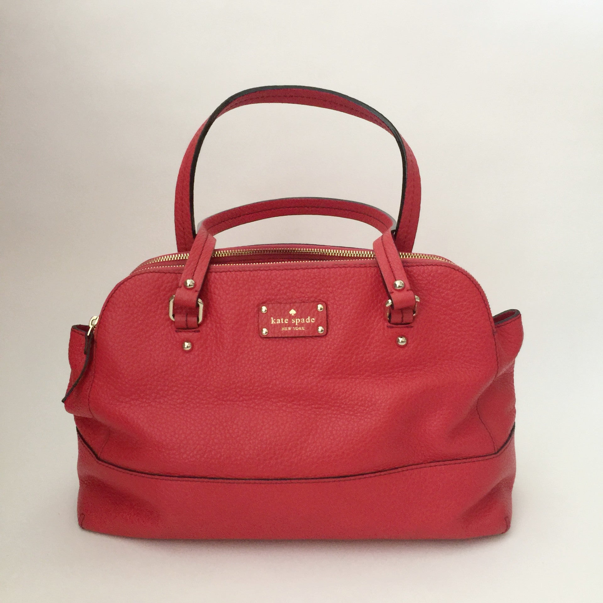 Authentic KATE SPADE Red Leather Tote – Valamode