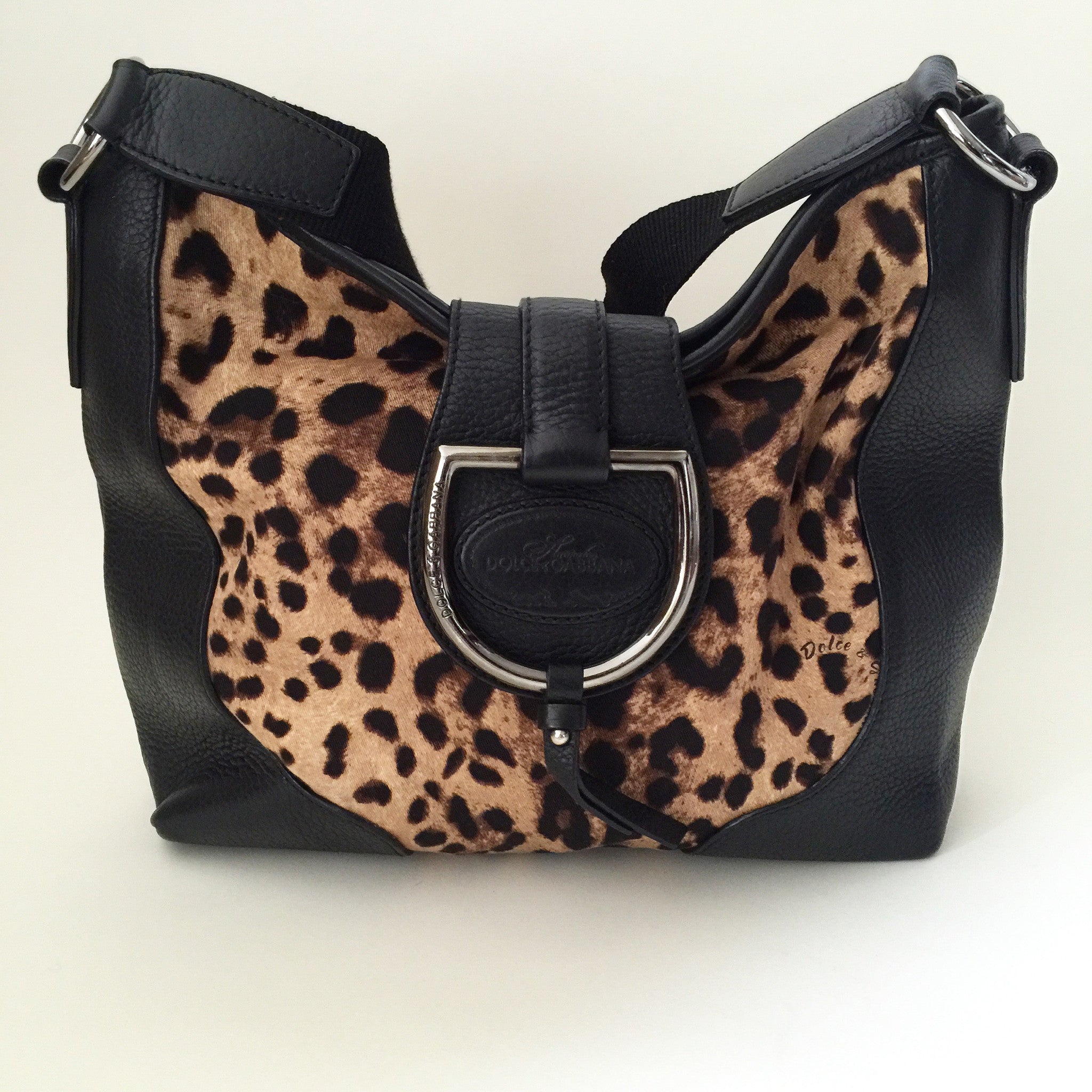 Authentic DOLCE & GABBANA Leopard Hobo Bag – Valamode