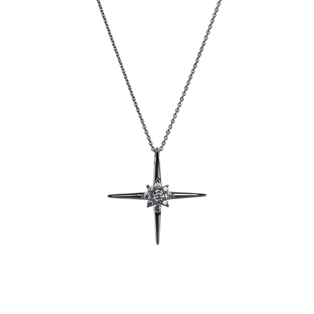 four point star necklace