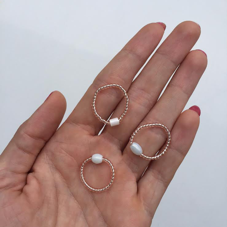 elastic bead rings