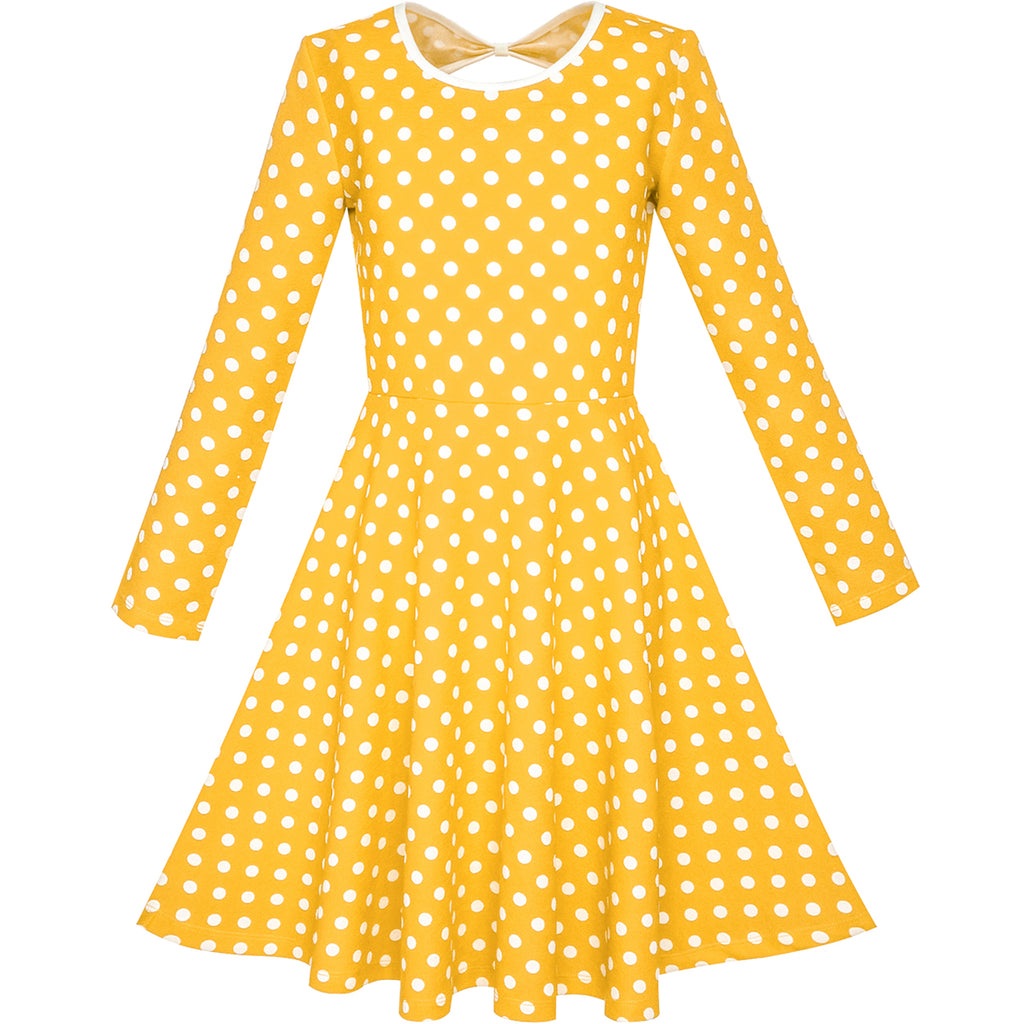 yellow and white dress design