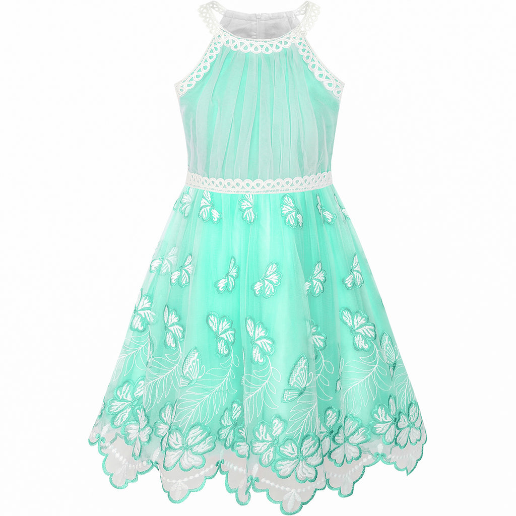 girls turquoise dress