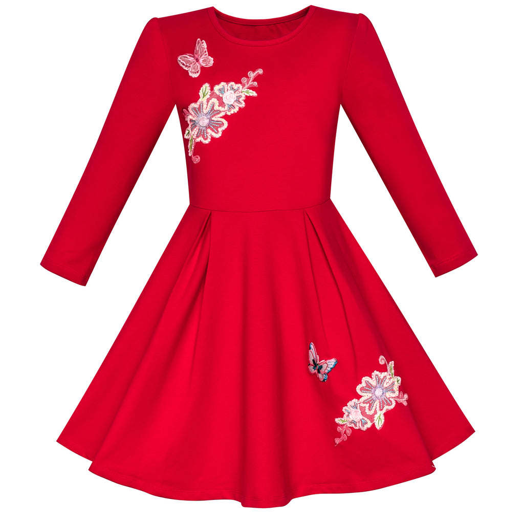 christmas dresses with long sleeves